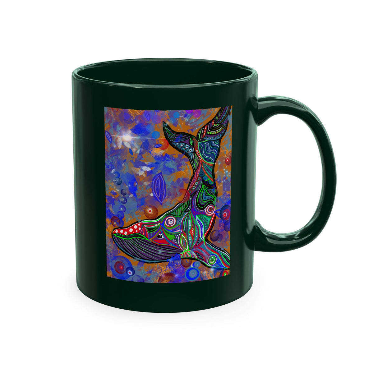 Whale Art Ceramic Mug