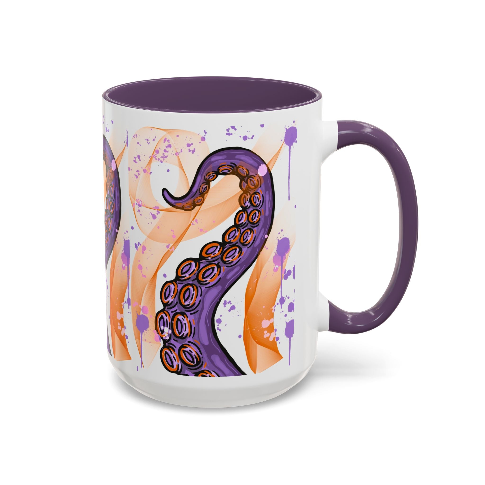 Octopus Tentacle Accent Coffee Mug