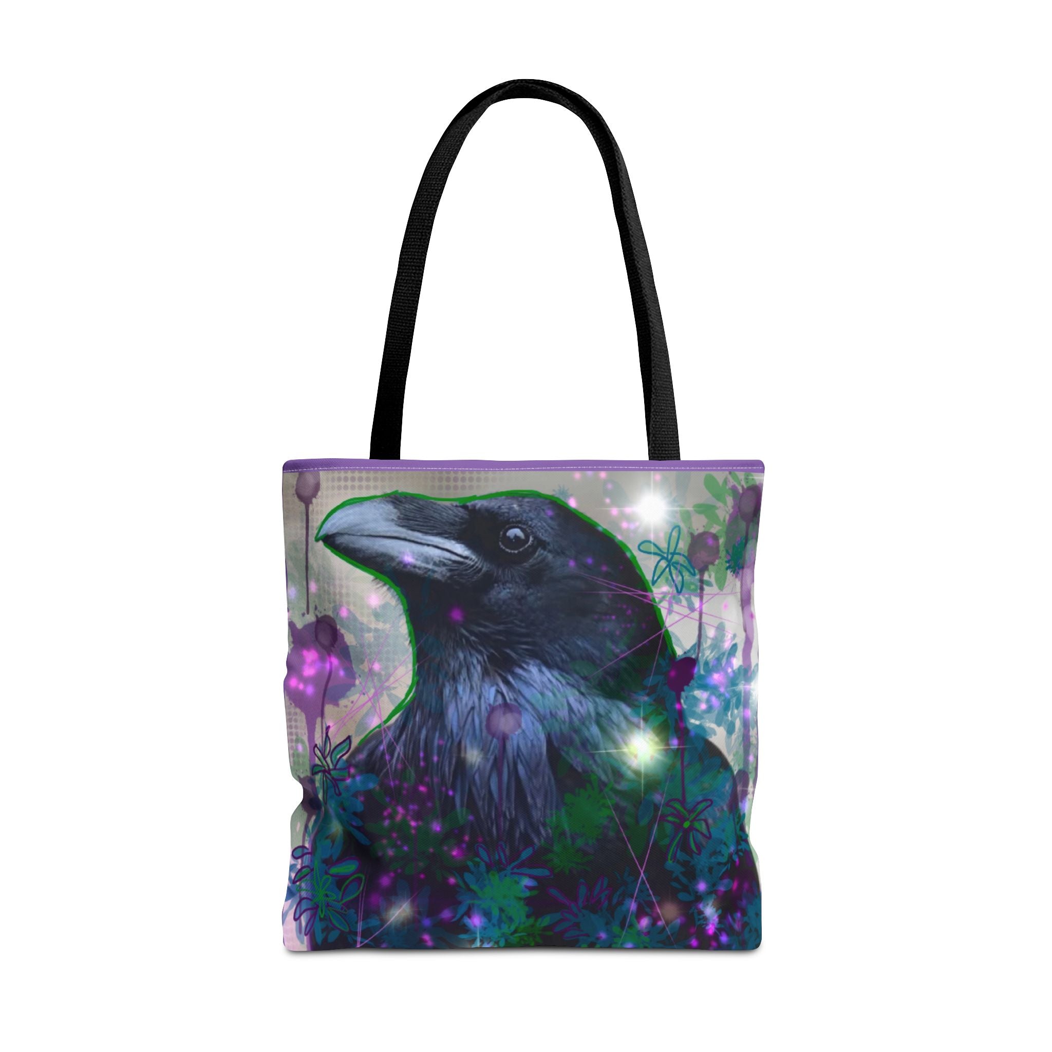 Mystical Raven Tote Bag - Eco-Friendly Design for Nature Lovers