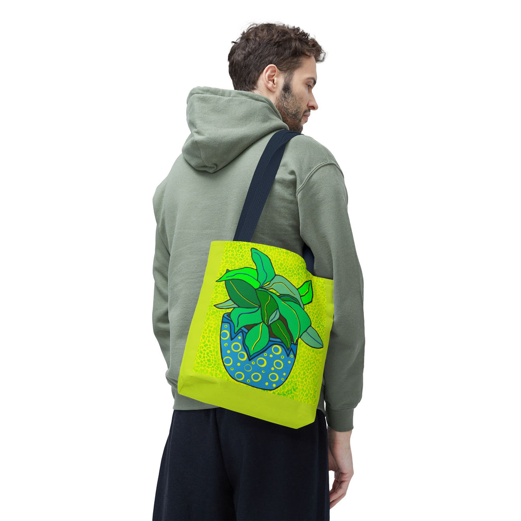 Plant Print Tote