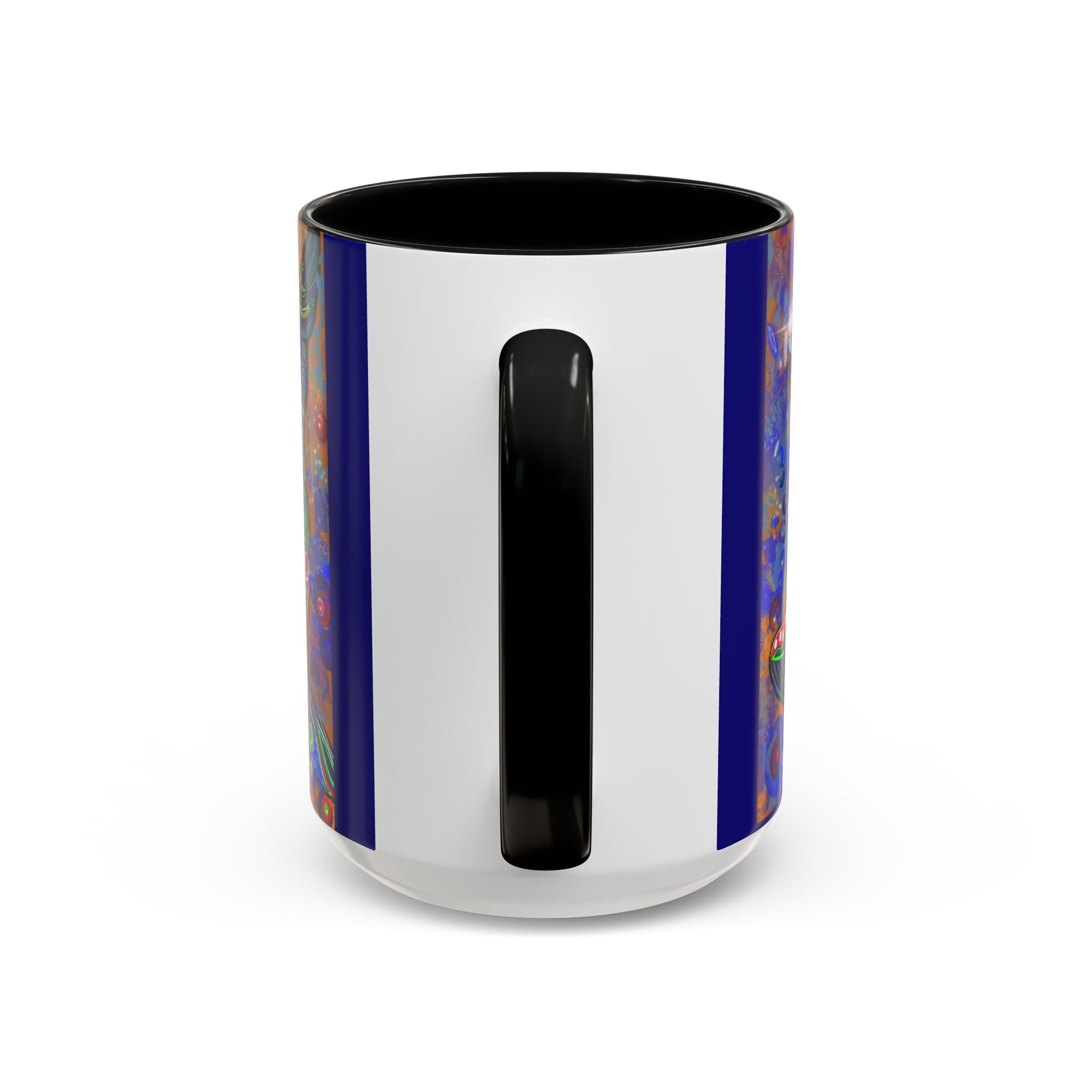 Colorful Whale Accent Coffee Mug