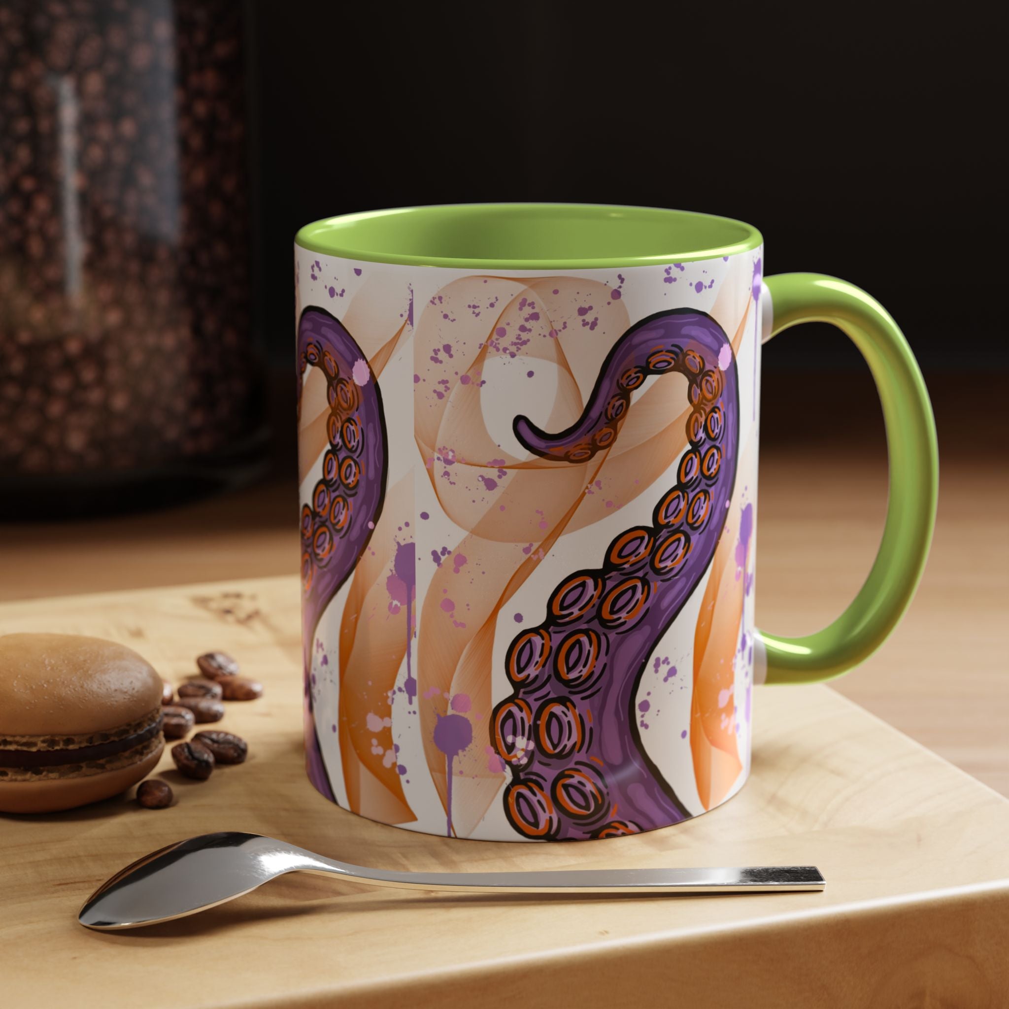 Octopus Tentacle Accent Coffee Mug