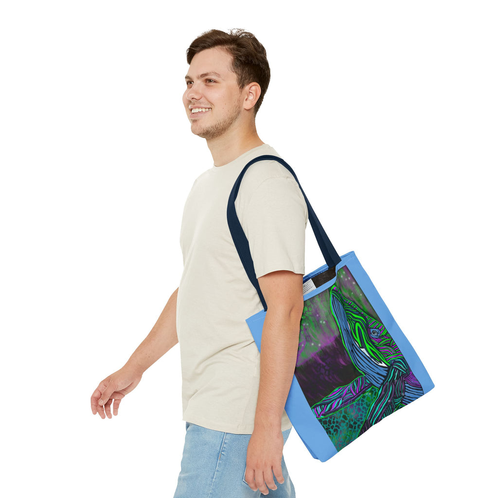 Colorful Whale Tote