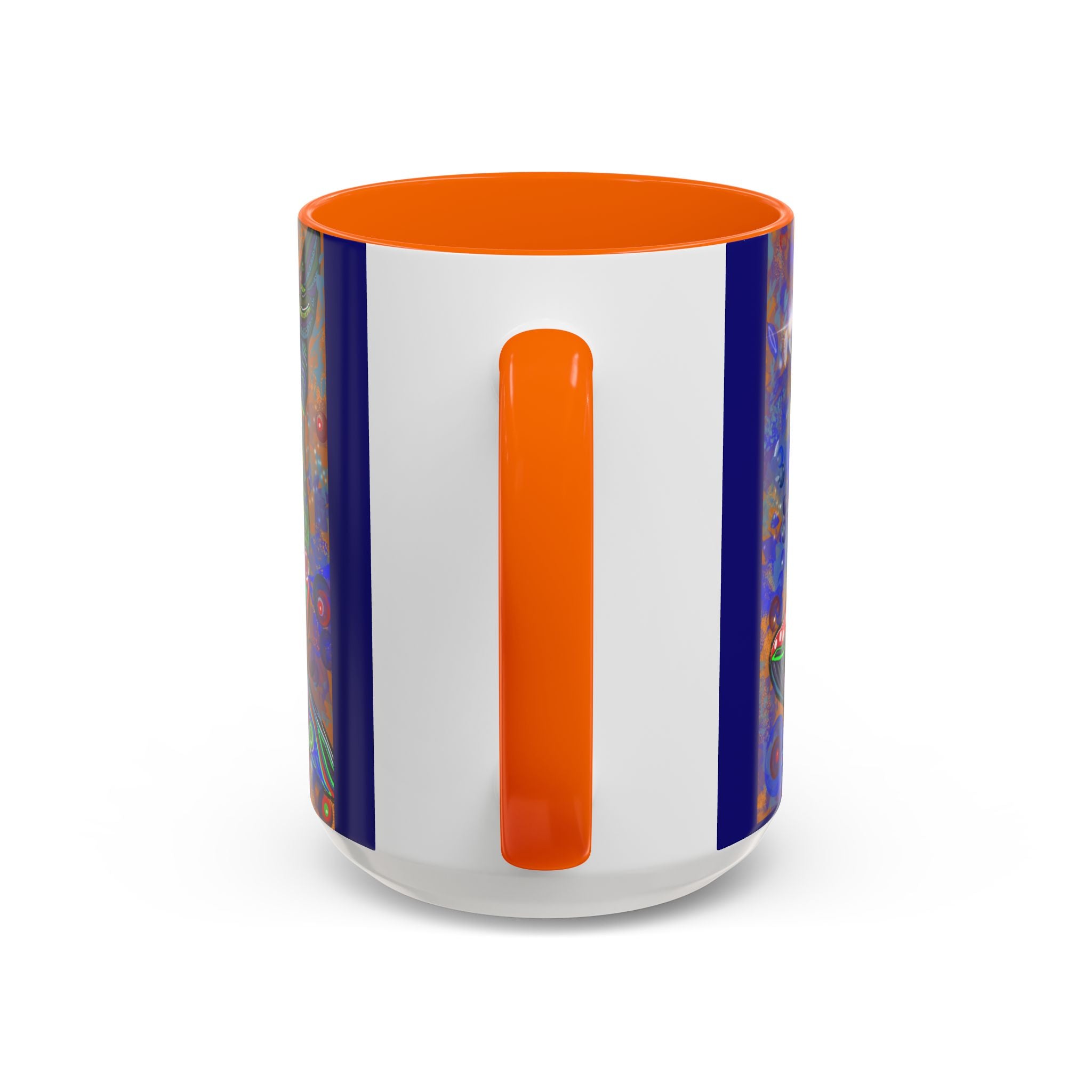 Colorful Whale Accent Coffee Mug