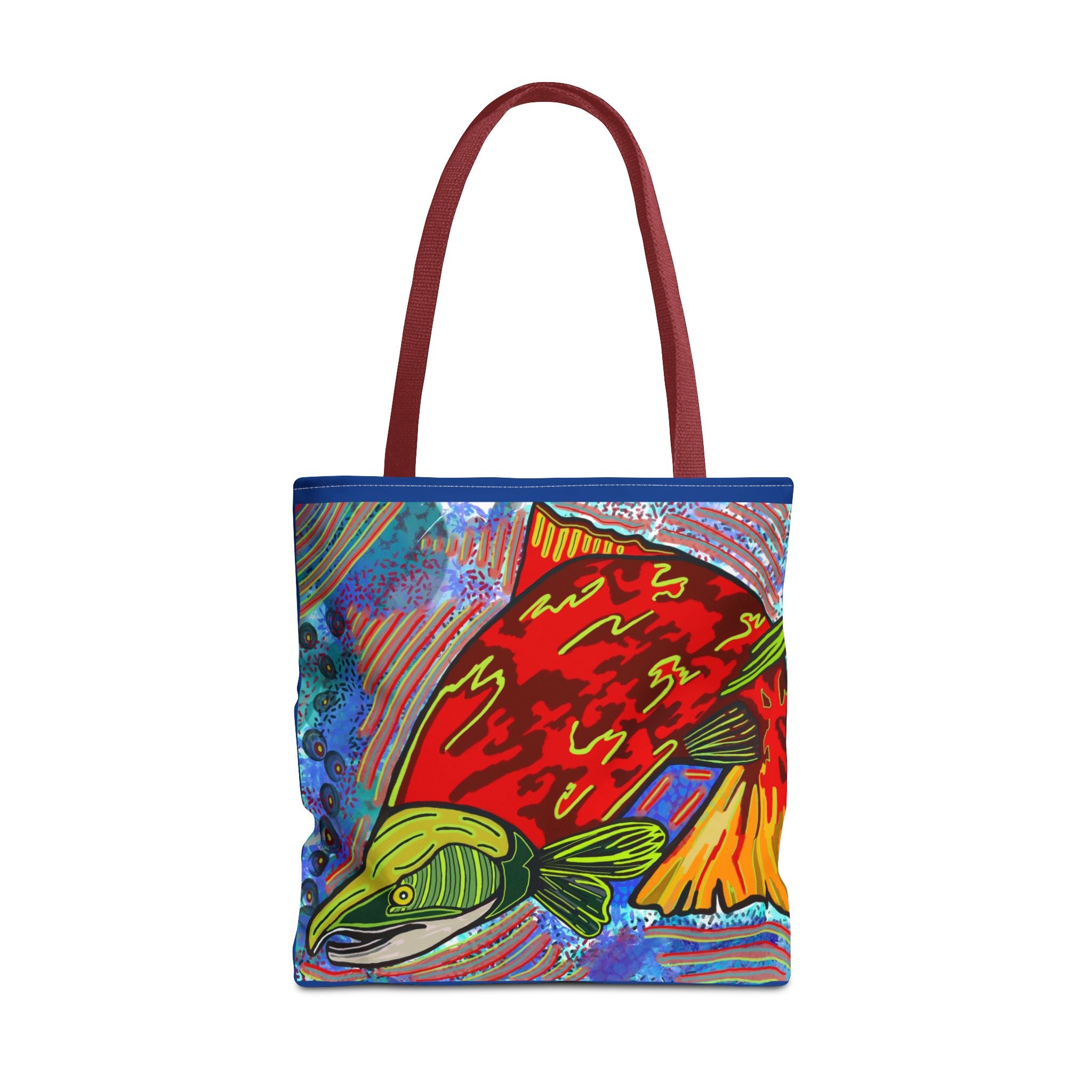 Colorful Fish Tote Bag - Vibrant Design for Beach Days & Eco-Friendly Shopping
