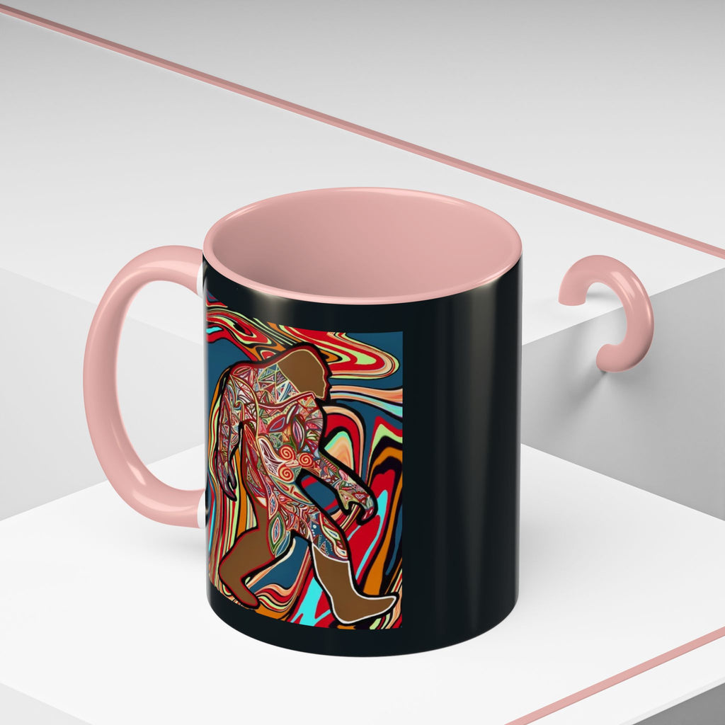 Colorful Bigfoot Accent Coffee Mug