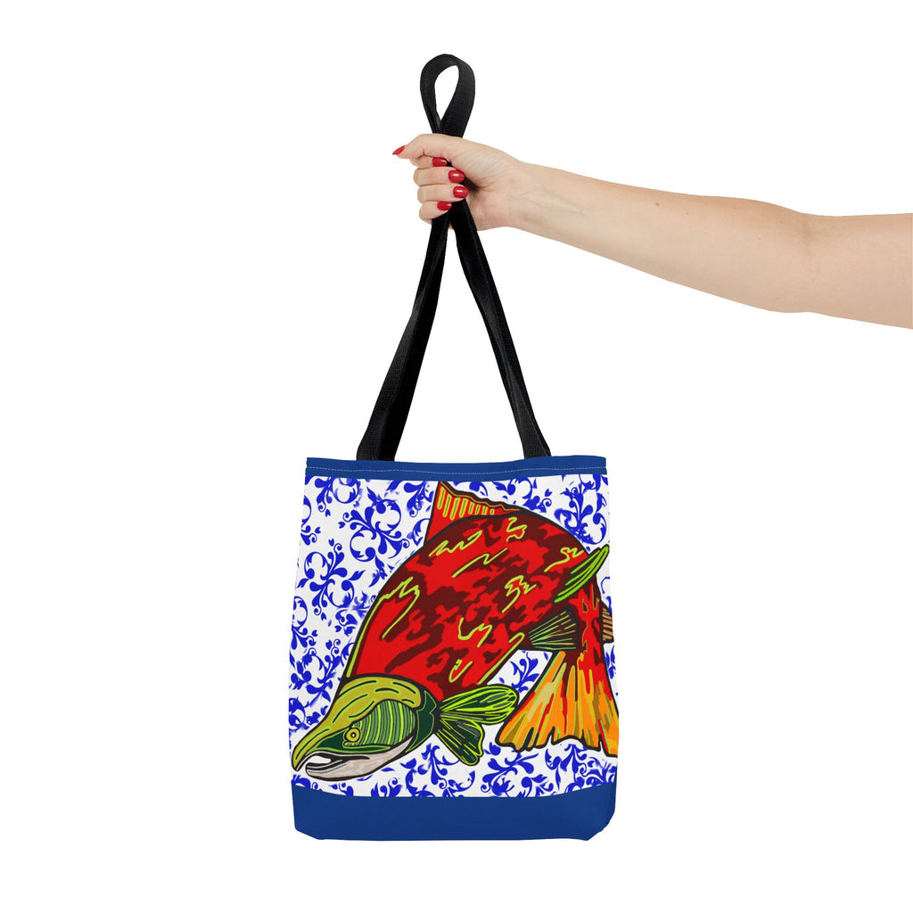 Vibrant Fish Design Tote Bag - Stylish & Functional Carryall
