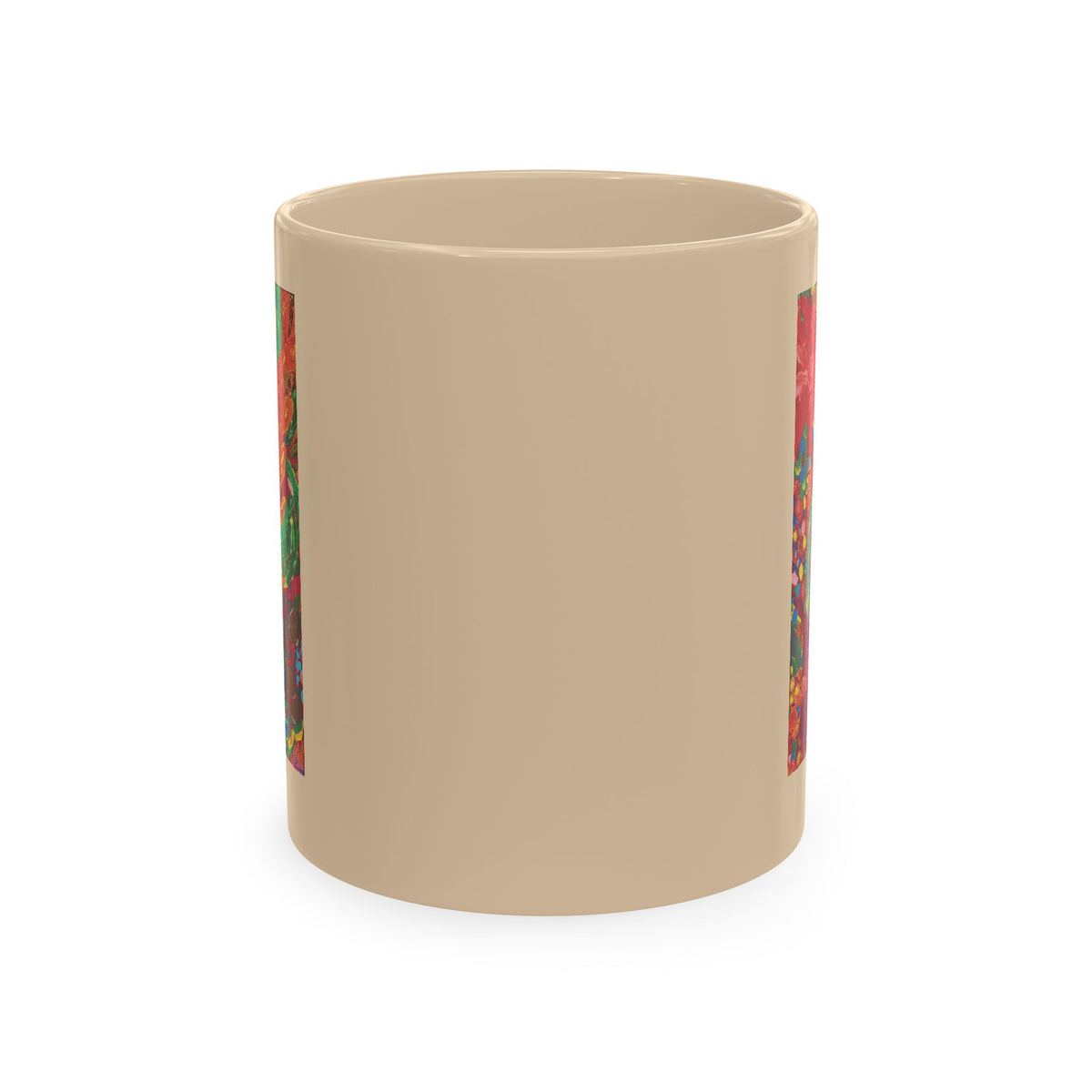 Floral Fiesta Ceramic Mug — Colorful Garden Art Coffee Cup