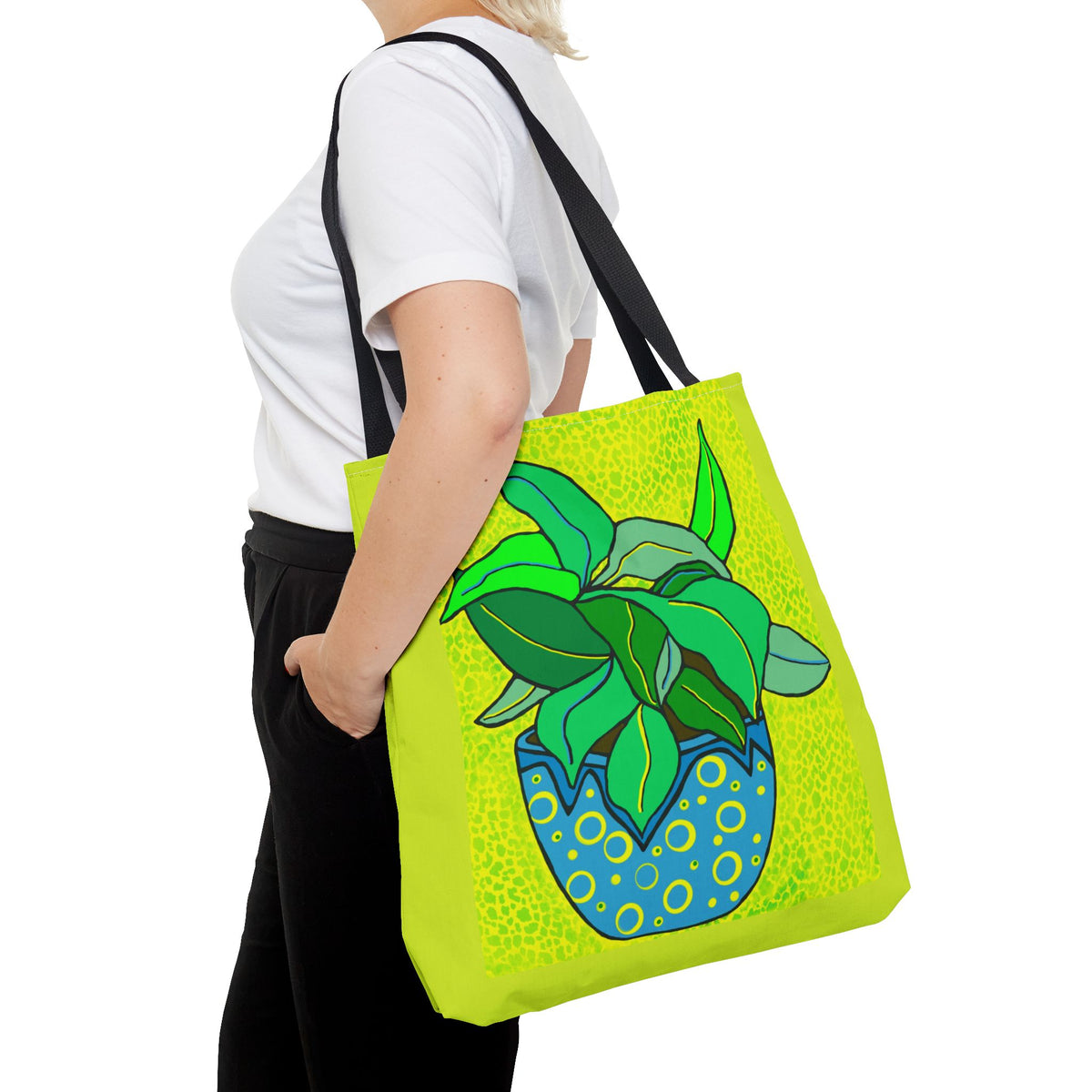Plant Print Tote