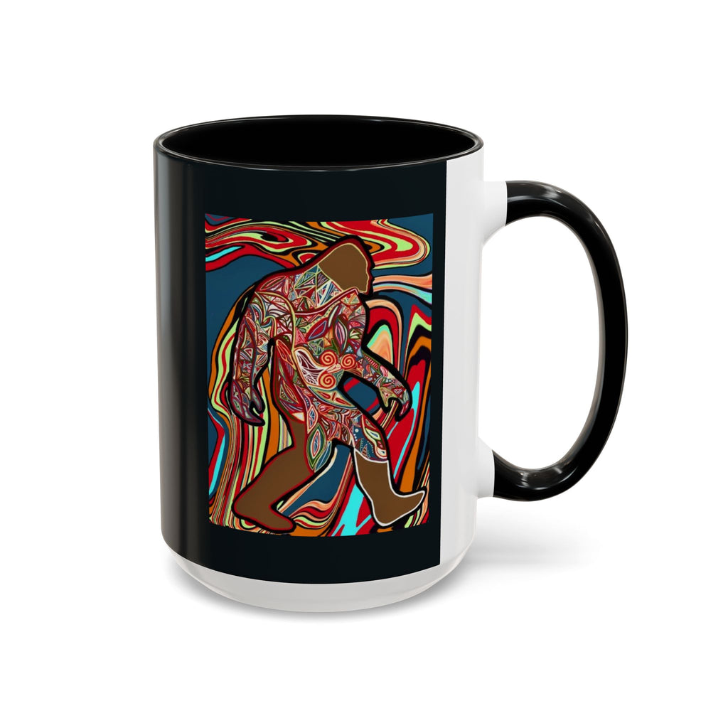 Colorful Bigfoot Accent Coffee Mug