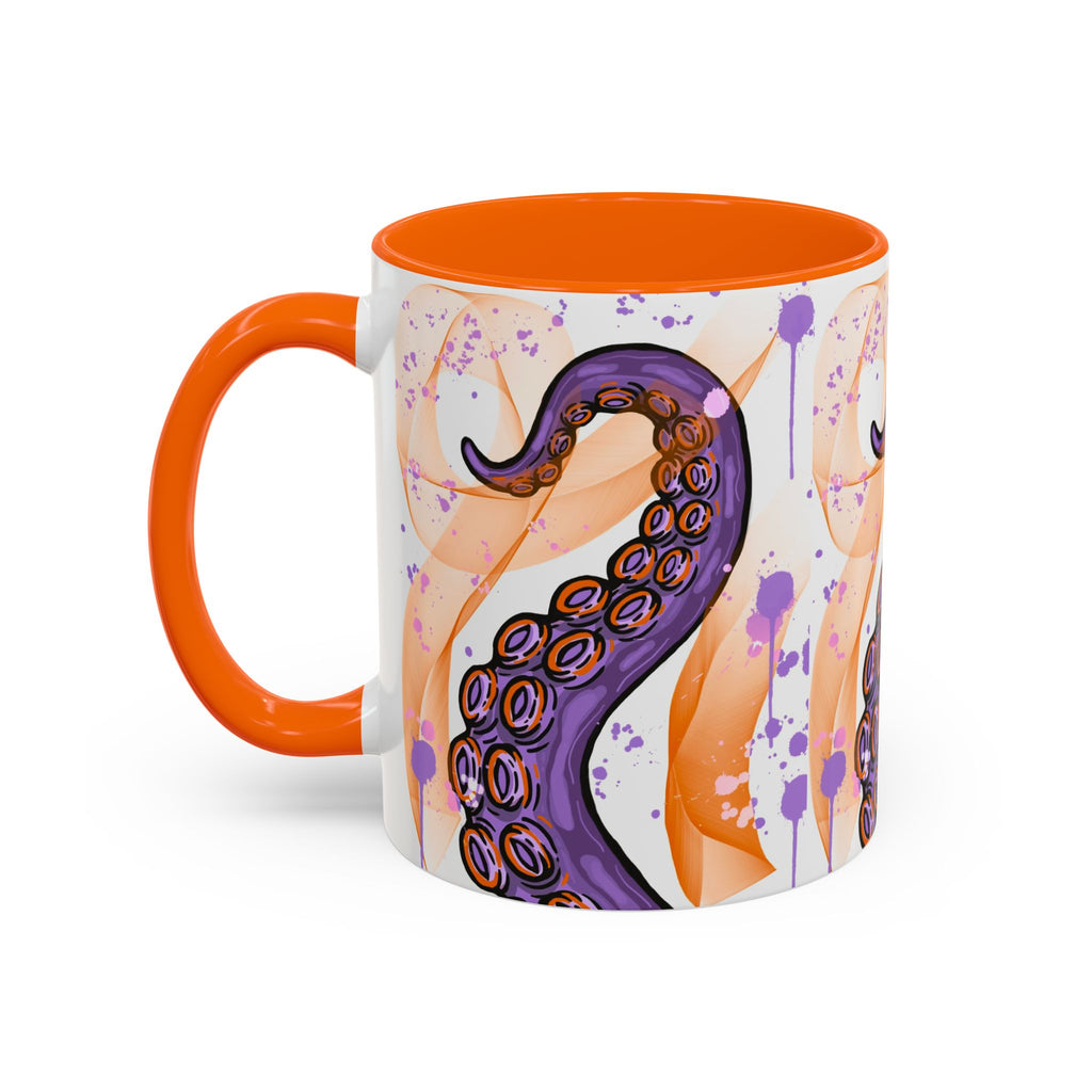 Octopus Tentacle Accent Coffee Mug