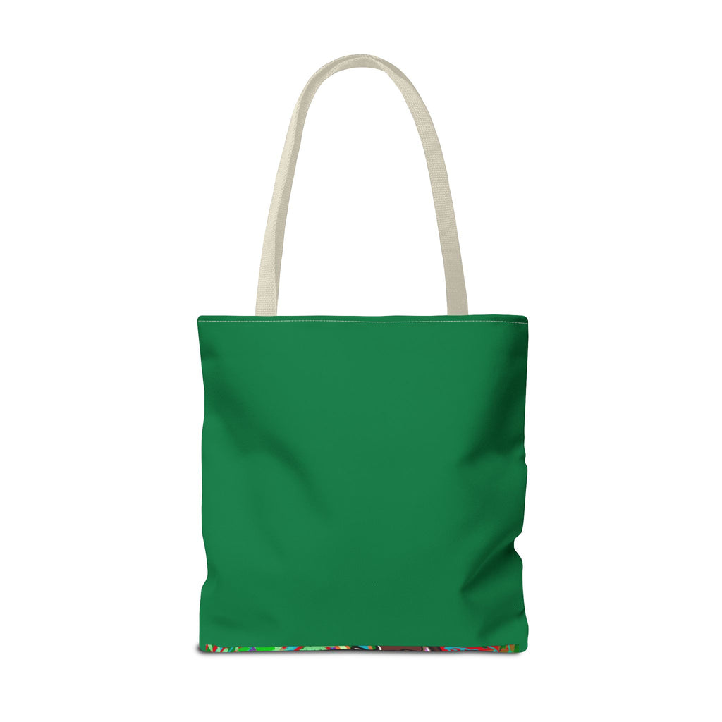 Colorful Bear Graphic Tote Bag - Eco-Friendly and Stylish