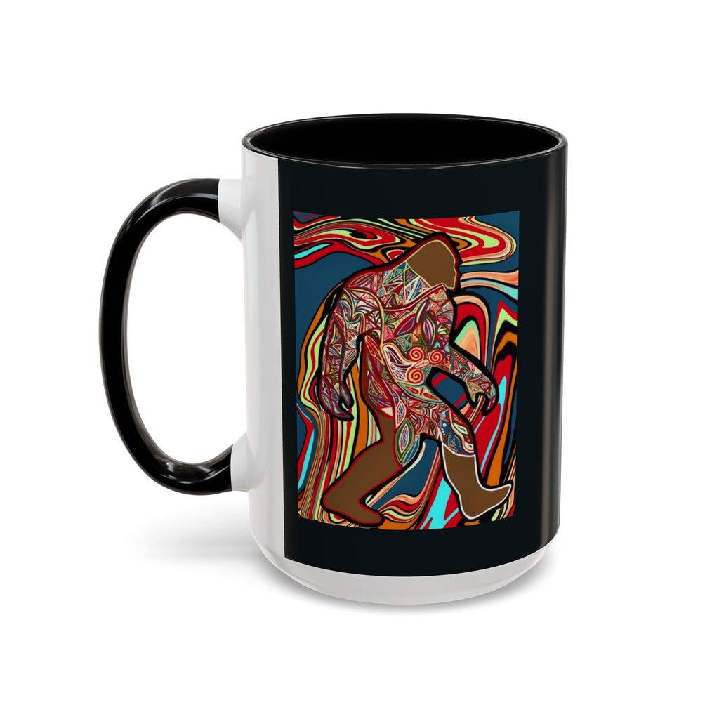 Colorful Bigfoot Accent Coffee Mug