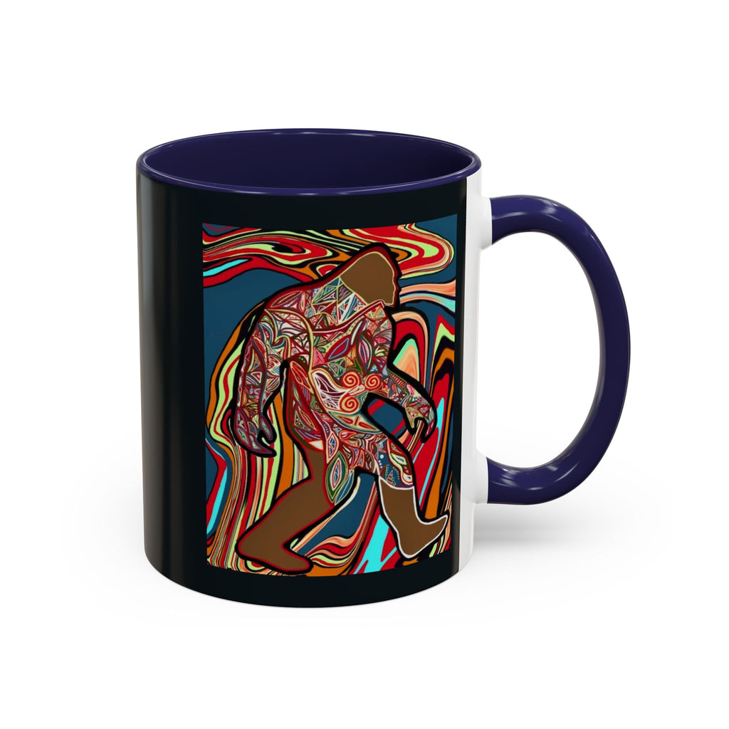Colorful Bigfoot Accent Coffee Mug