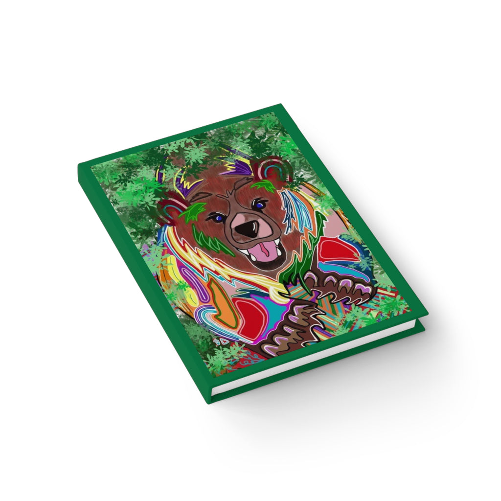 Colorful Bear Sketch Journal - Nature-Inspired Writing Companion