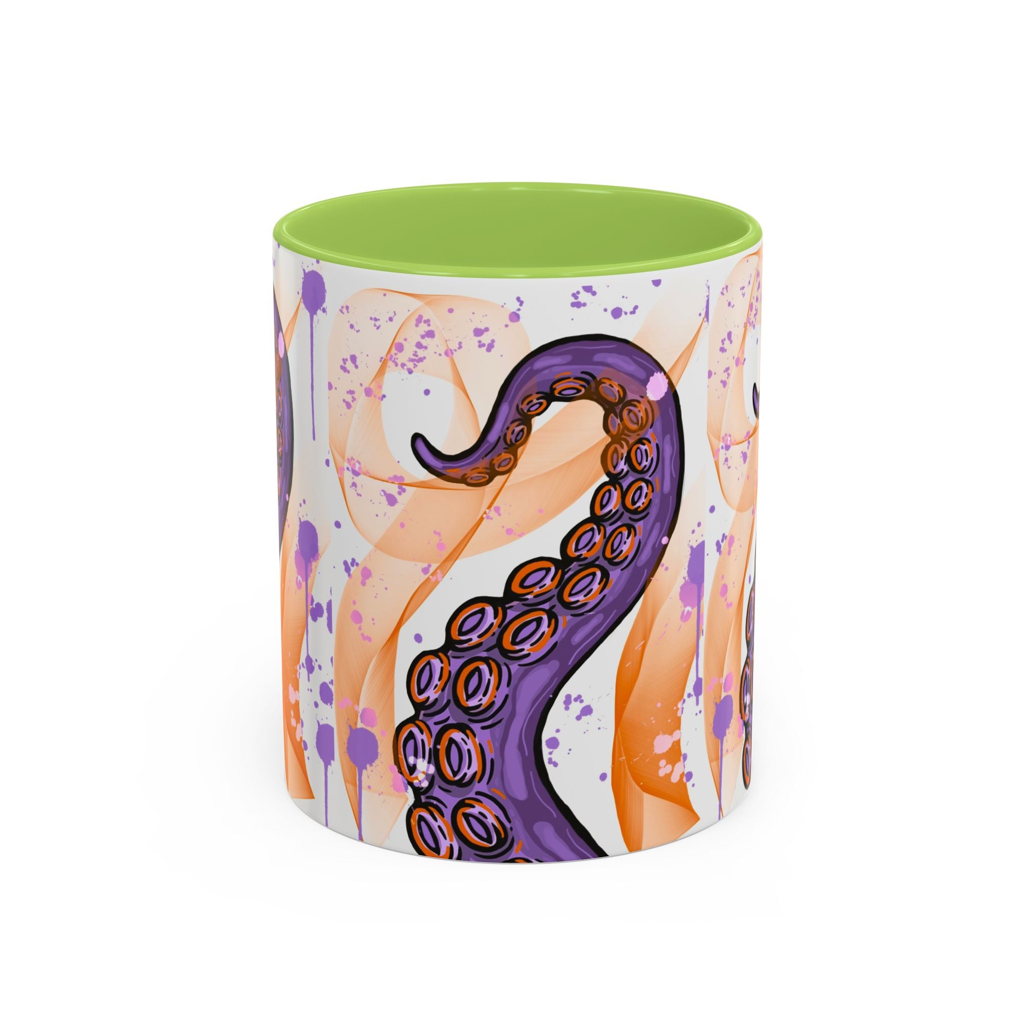 Octopus Tentacle Accent Coffee Mug