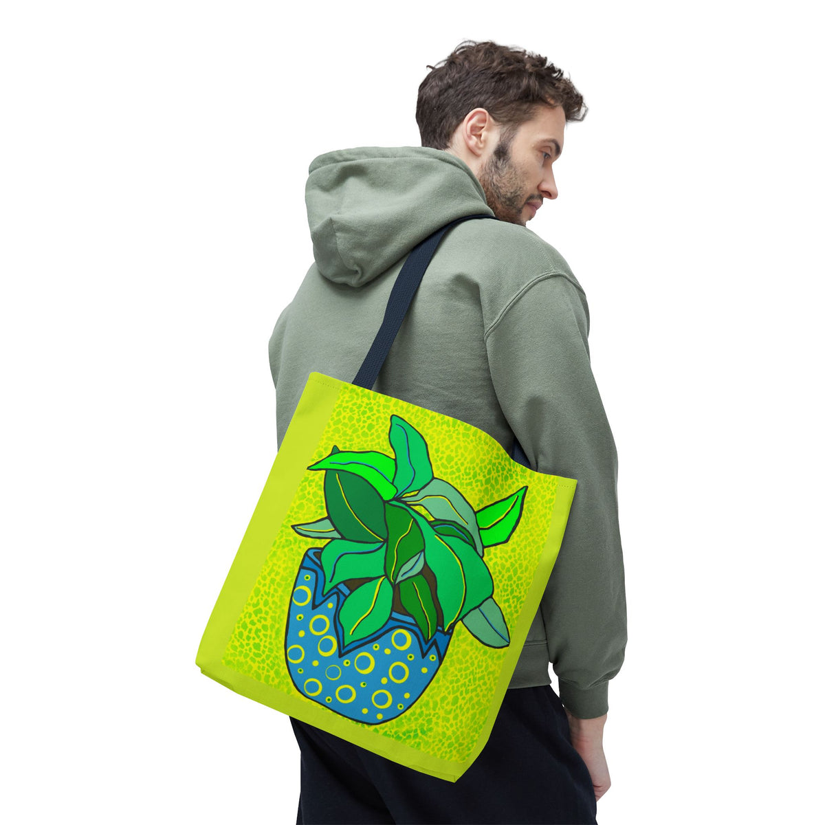 Plant Print Tote
