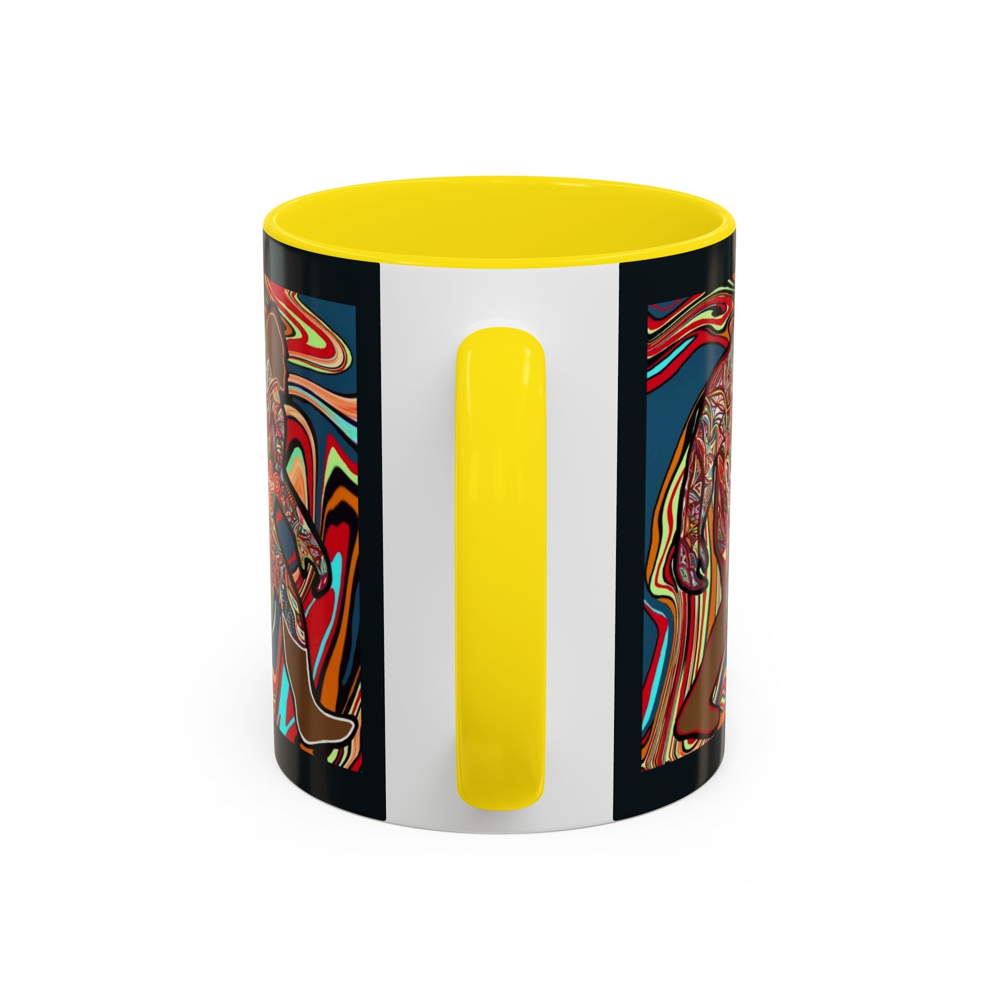 Colorful Bigfoot Accent Coffee Mug