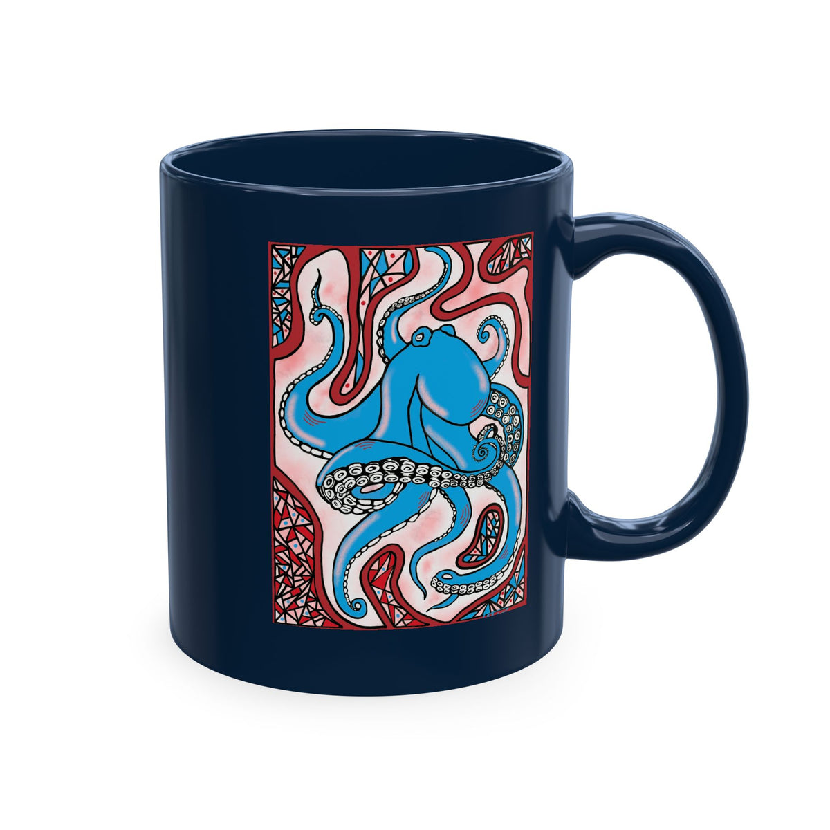 Octopus Art Ceramic Mug