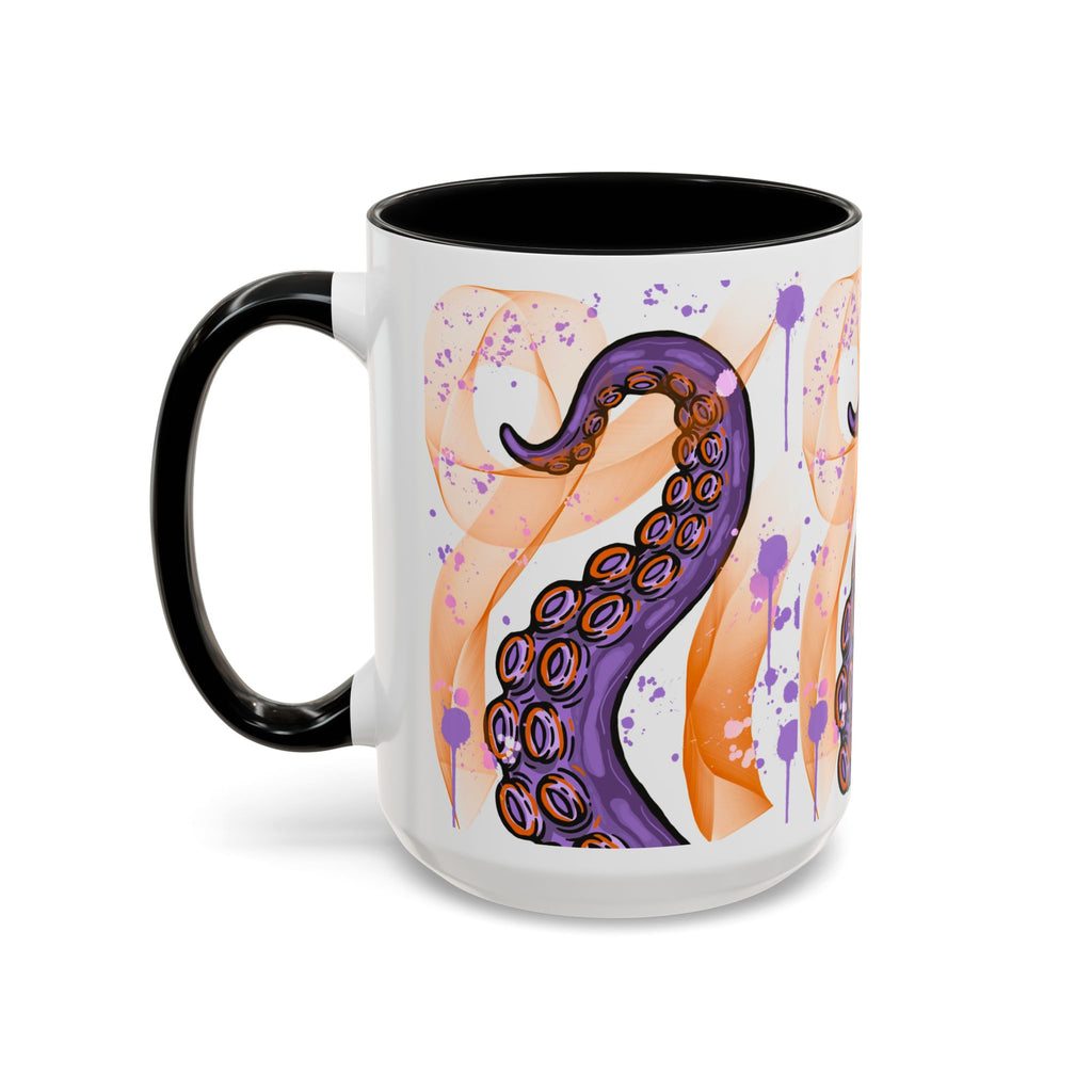 Octopus Tentacle Accent Coffee Mug