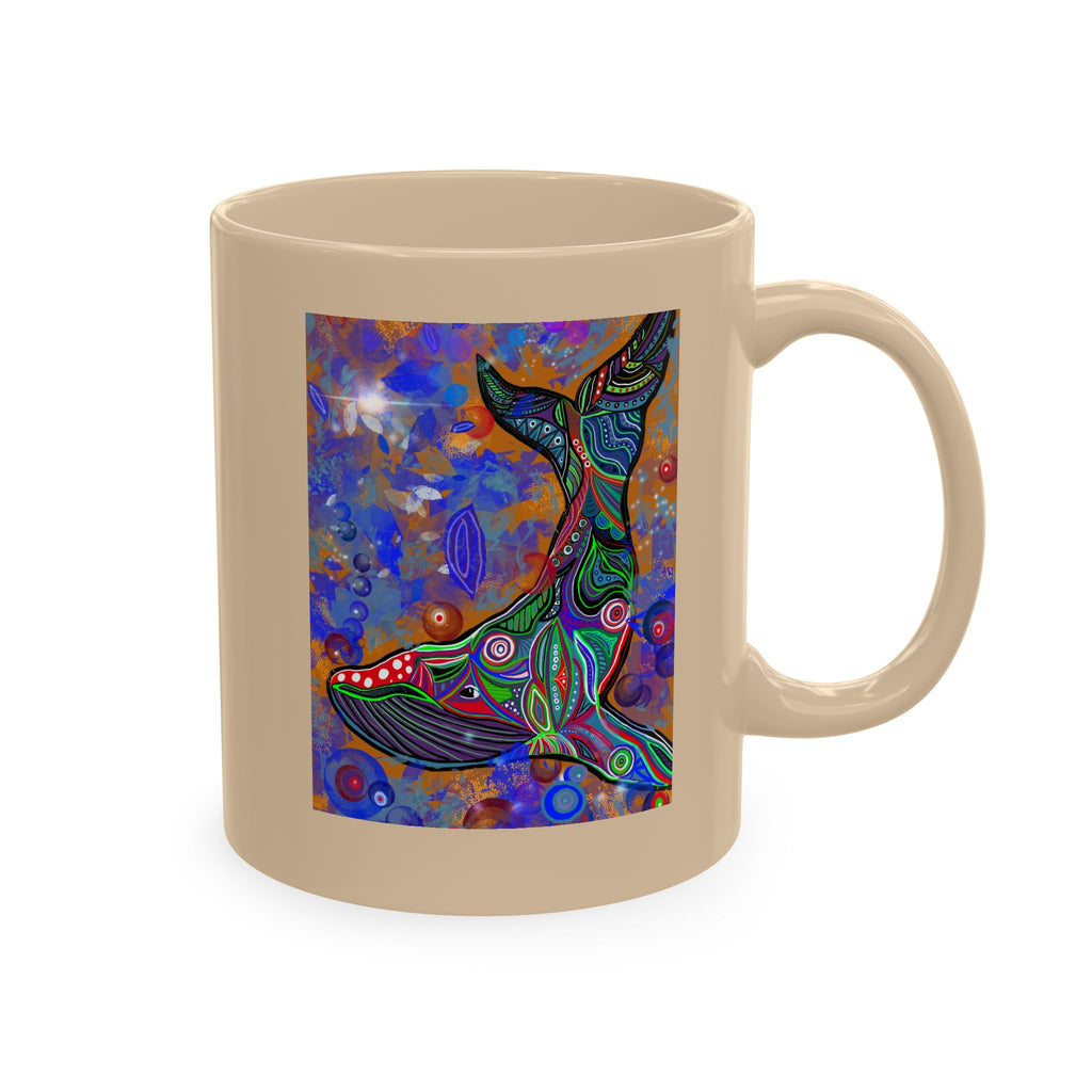 Whale Art Ceramic Mug