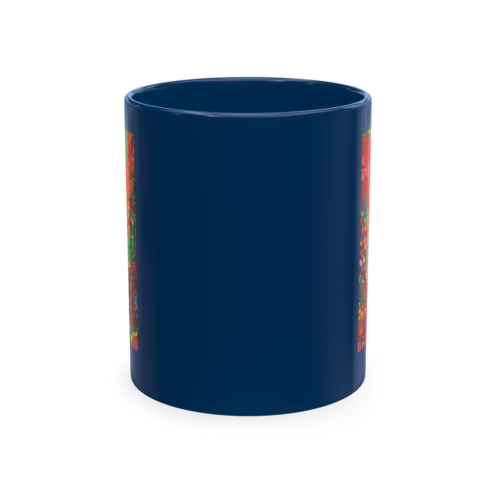 Floral Fiesta Ceramic Mug — Colorful Garden Art Coffee Cup