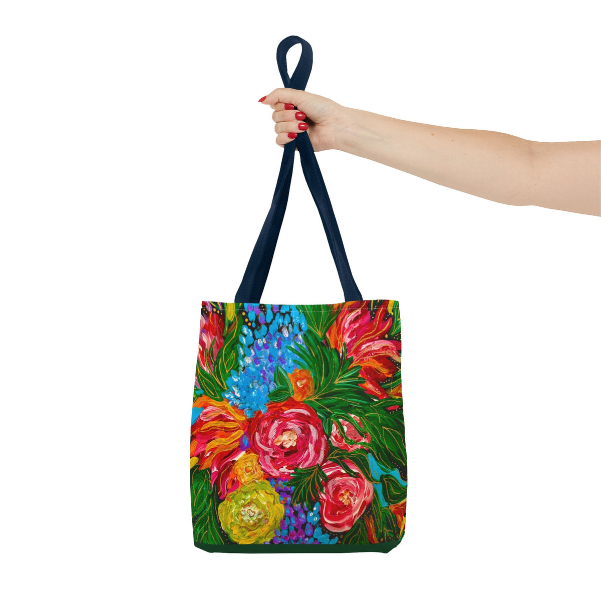 Vibrant Floral Tote Bag