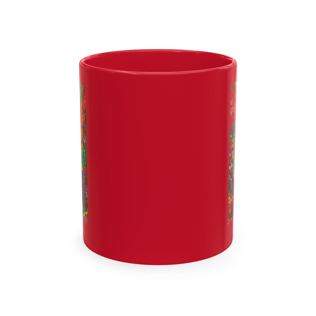 Floral Fiesta Ceramic Mug — Colorful Garden Art Coffee Cup