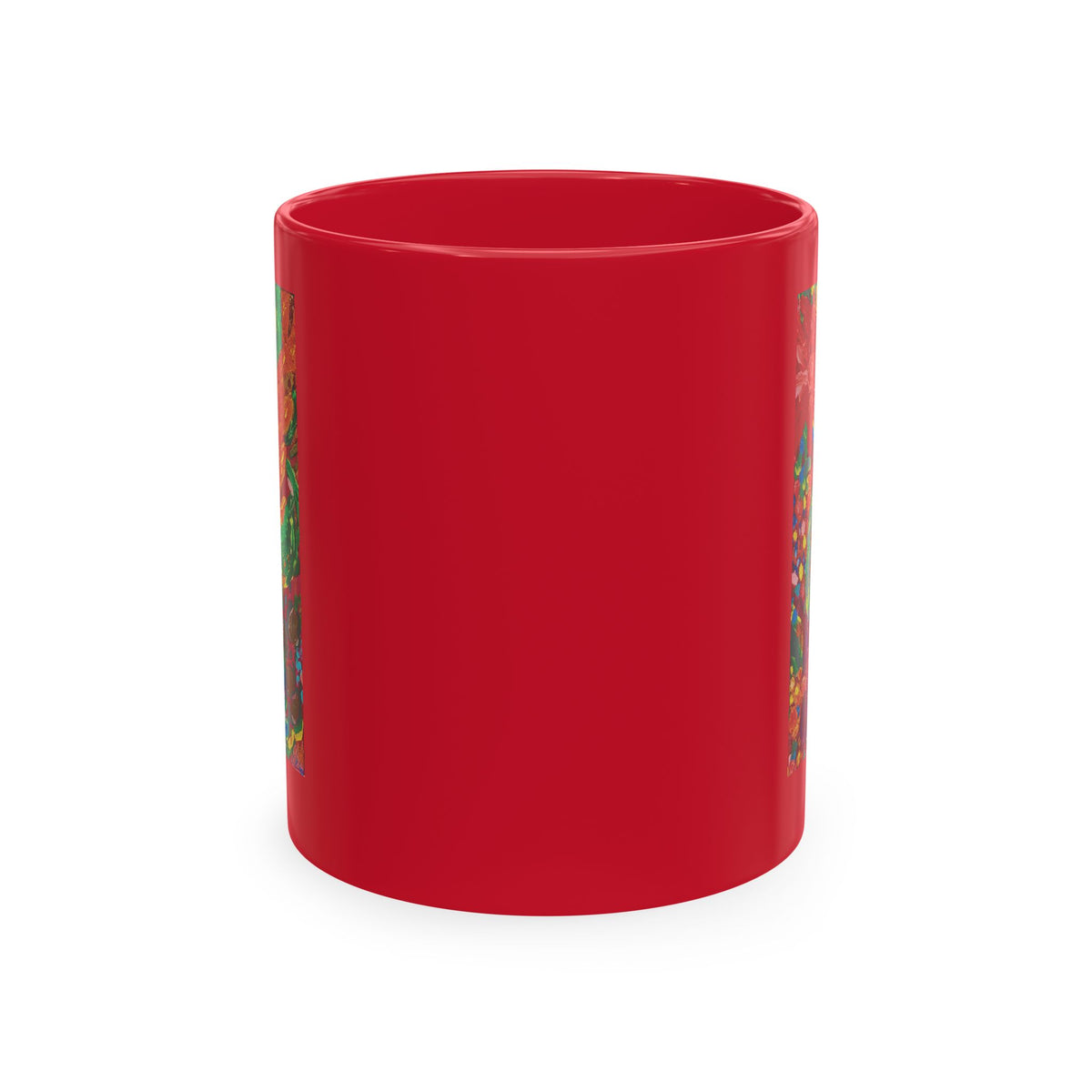 Floral Fiesta Ceramic Mug — Colorful Garden Art Coffee Cup