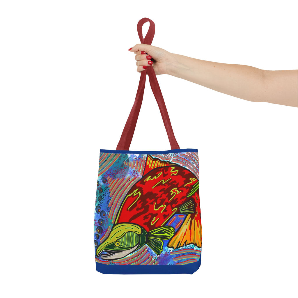 Colorful Fish Tote Bag - Vibrant Design for Beach Days & Eco-Friendly Shopping