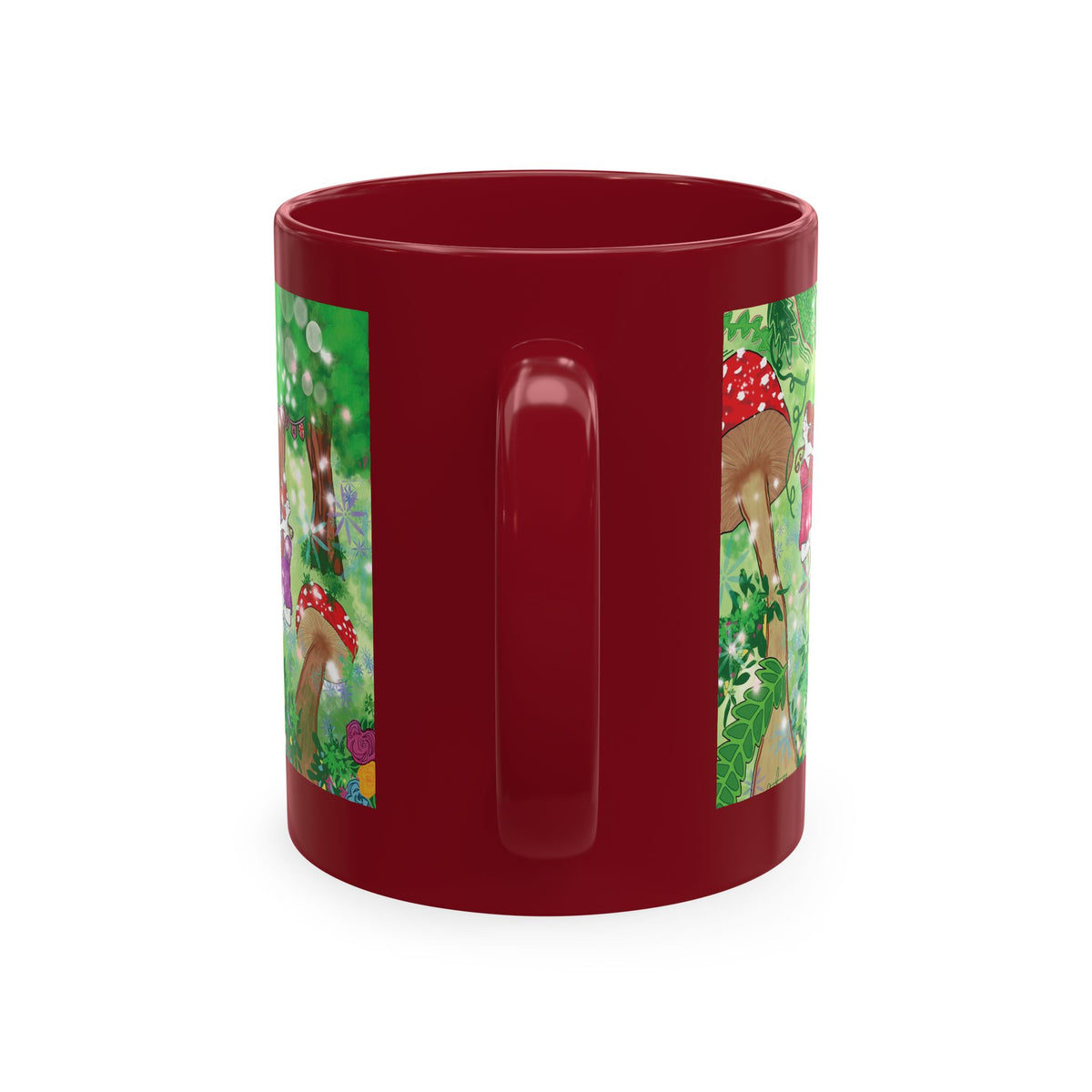 Enchanted Mushroom Fairy Ceramic Mug
