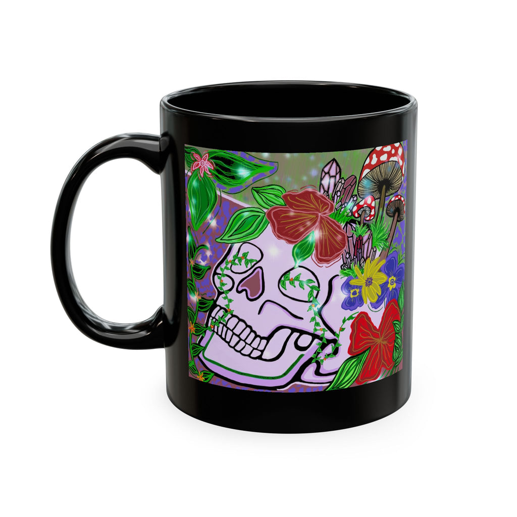 — Colorful Floral Day of the Dead Coffee Cup