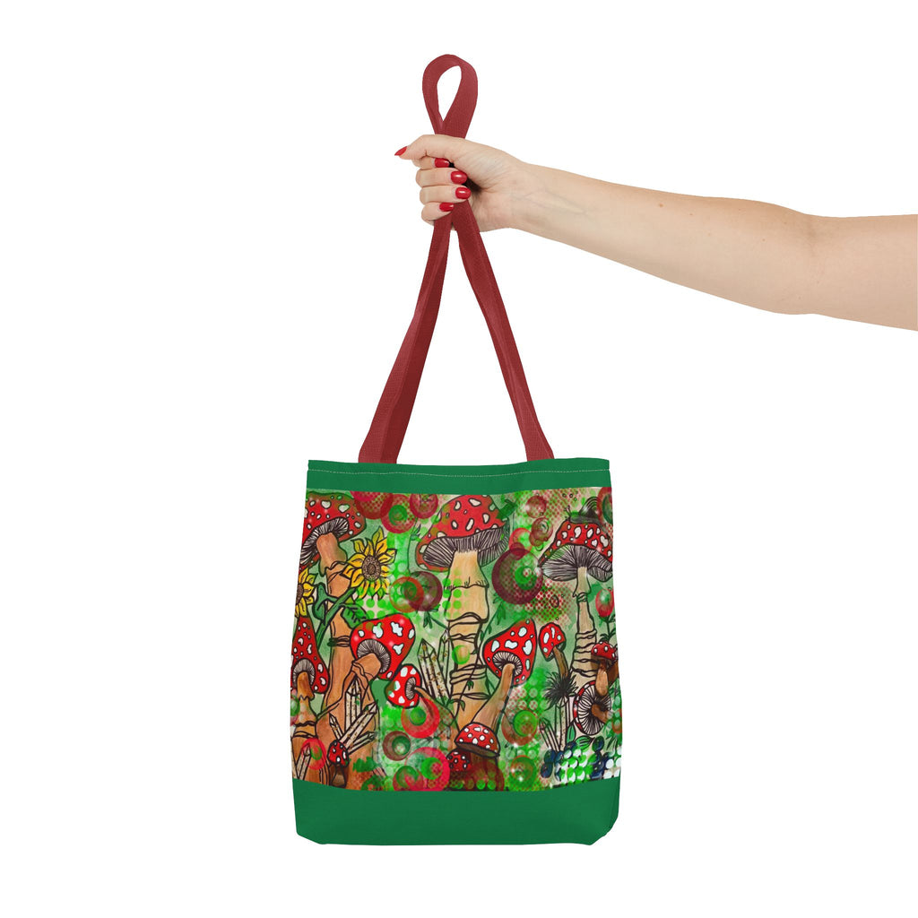 Vibrant Mushroom Tote Bag