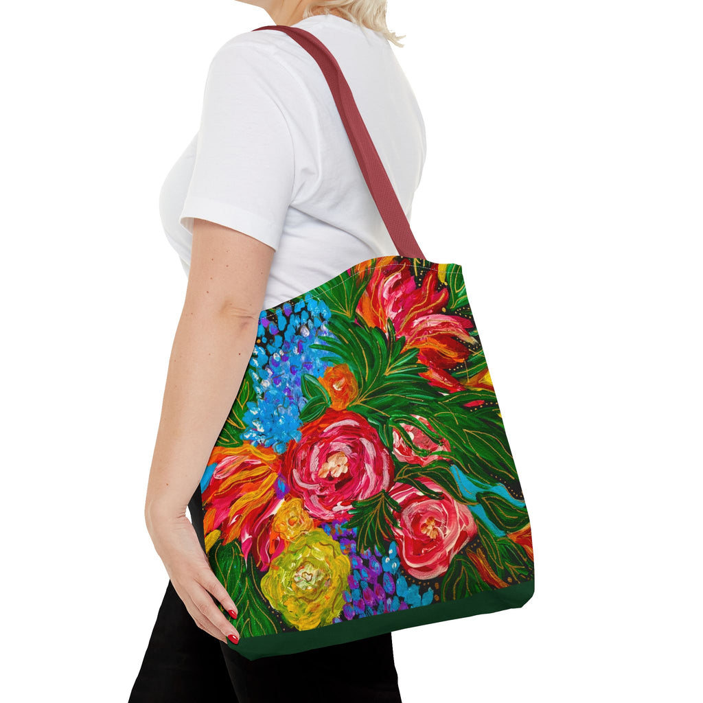Vibrant Floral Tote Bag