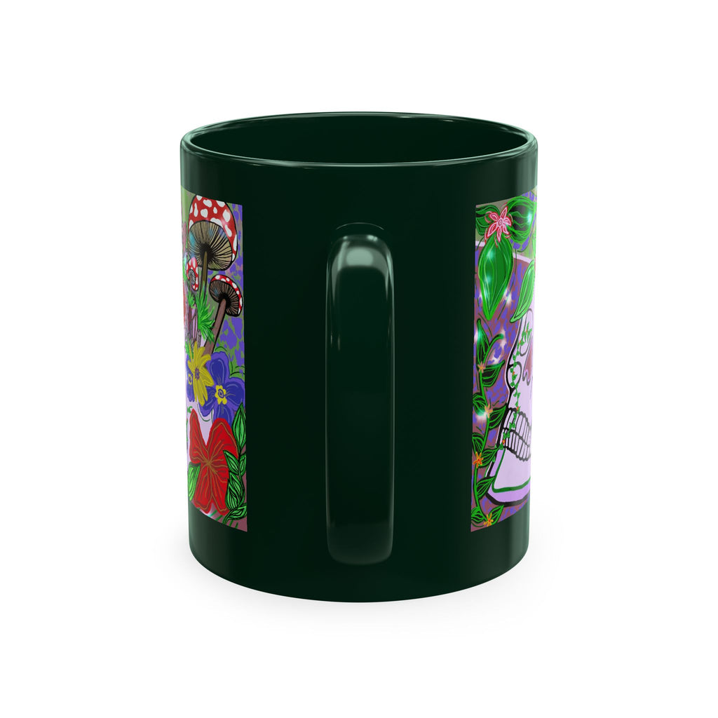 — Colorful Floral Day of the Dead Coffee Cup