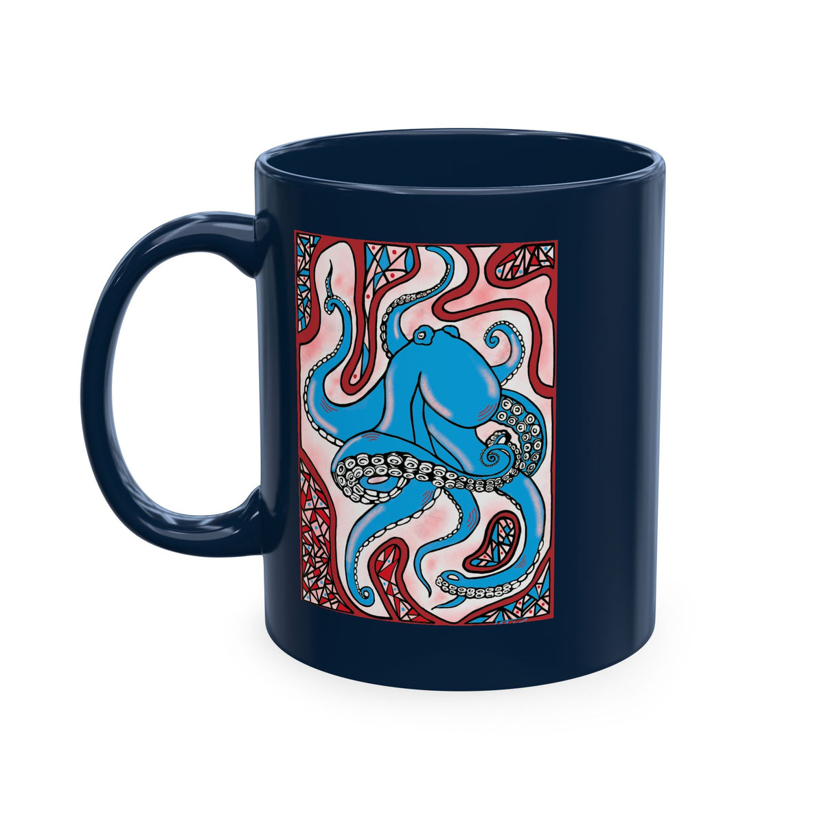 Octopus Art Ceramic Mug