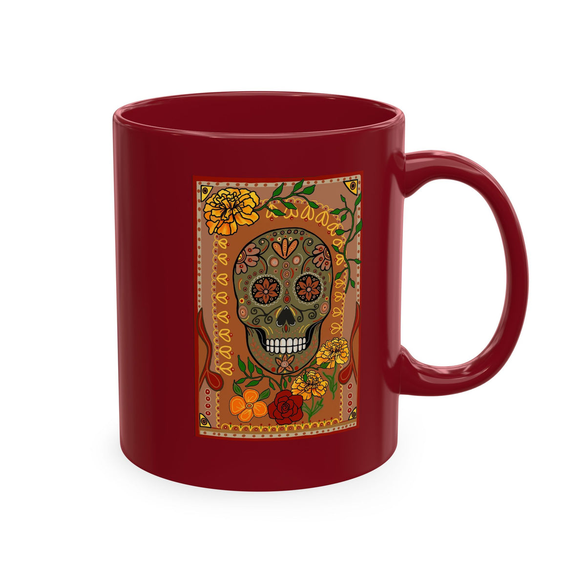 Sugar Skull Ceramic mug