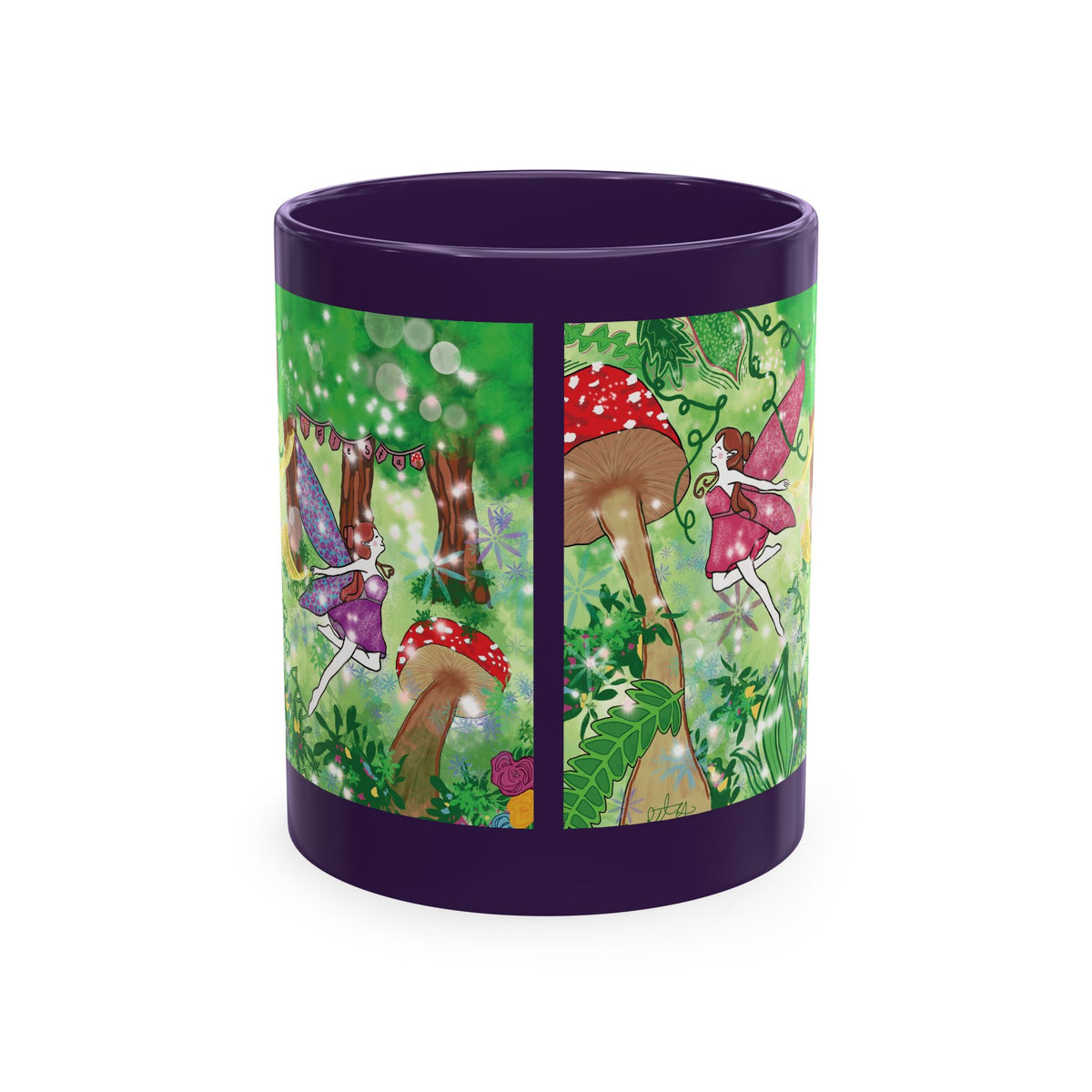 Enchanted Mushroom Fairy Ceramic Mug
