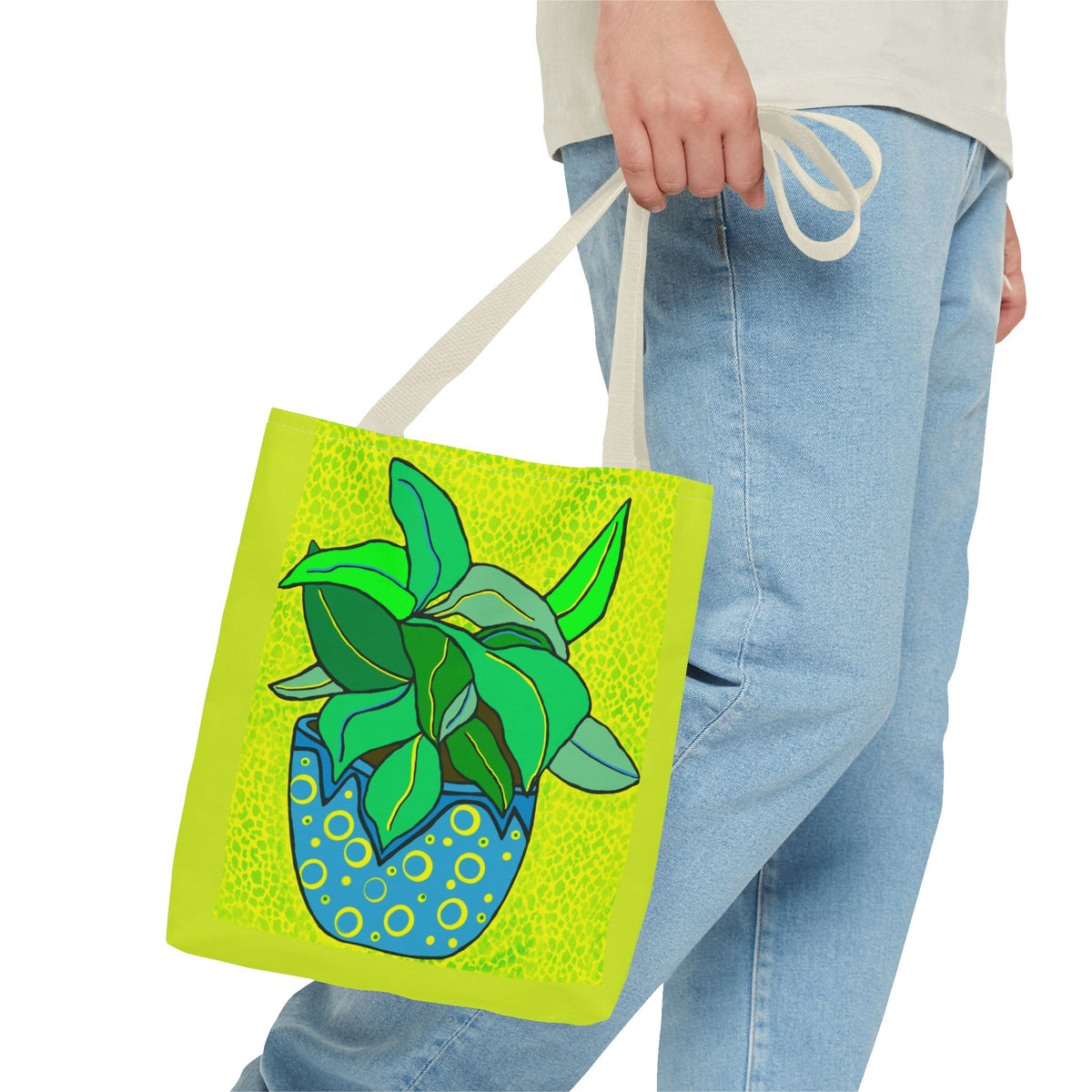 Plant Print Tote