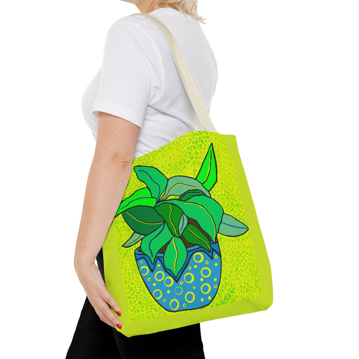 Plant Print Tote