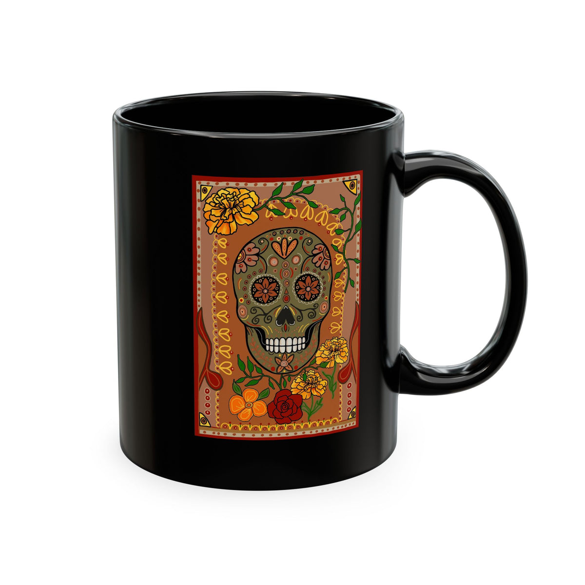 Sugar Skull Ceramic mug