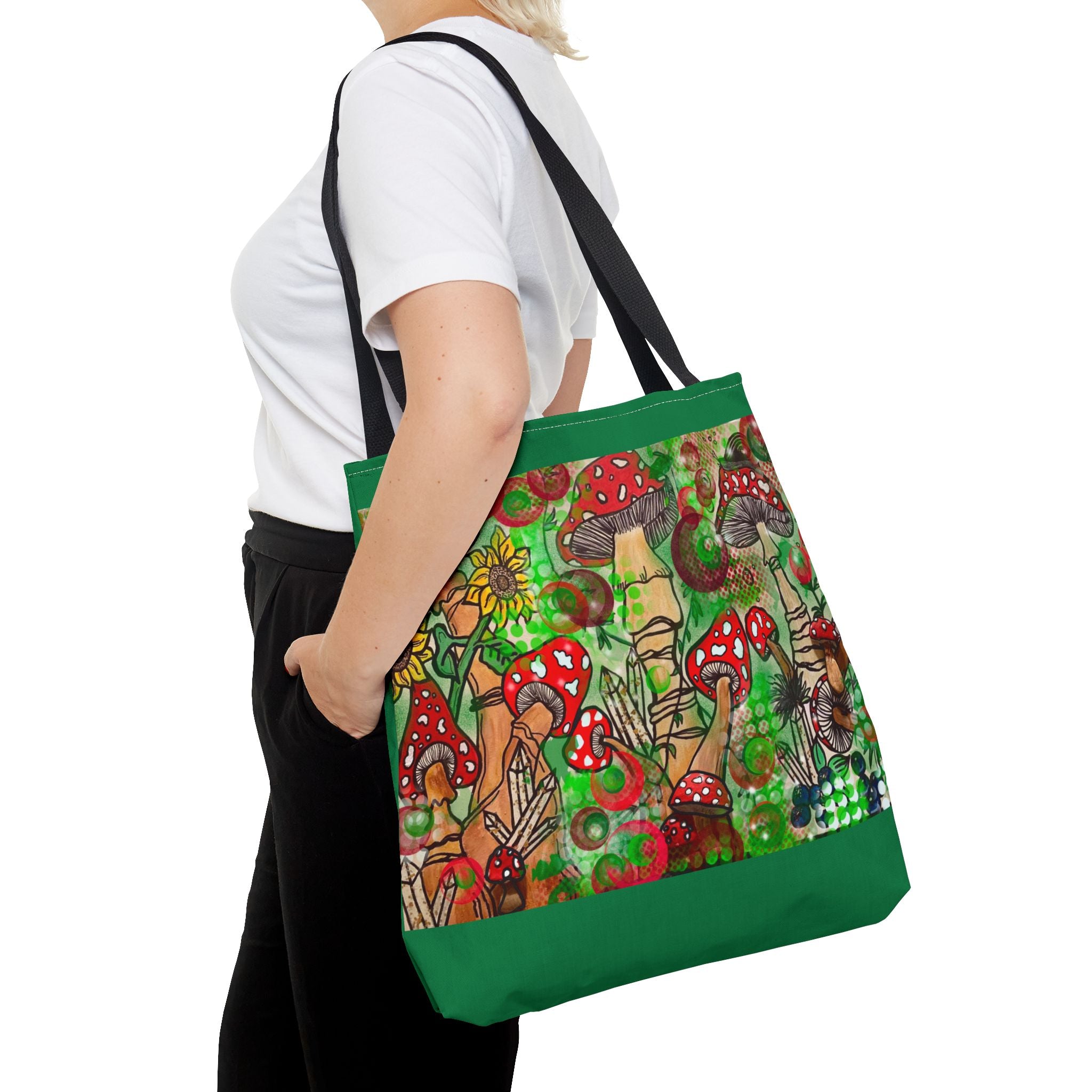 Vibrant Mushroom Tote Bag