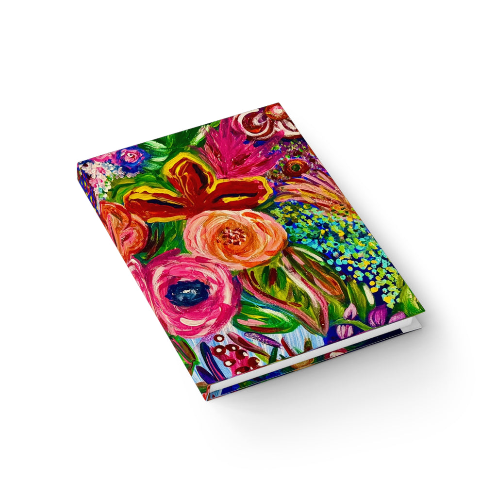 Vibrant Floral Journal – Colorful Botanical Sketchbook for Artists and Nature Lovers