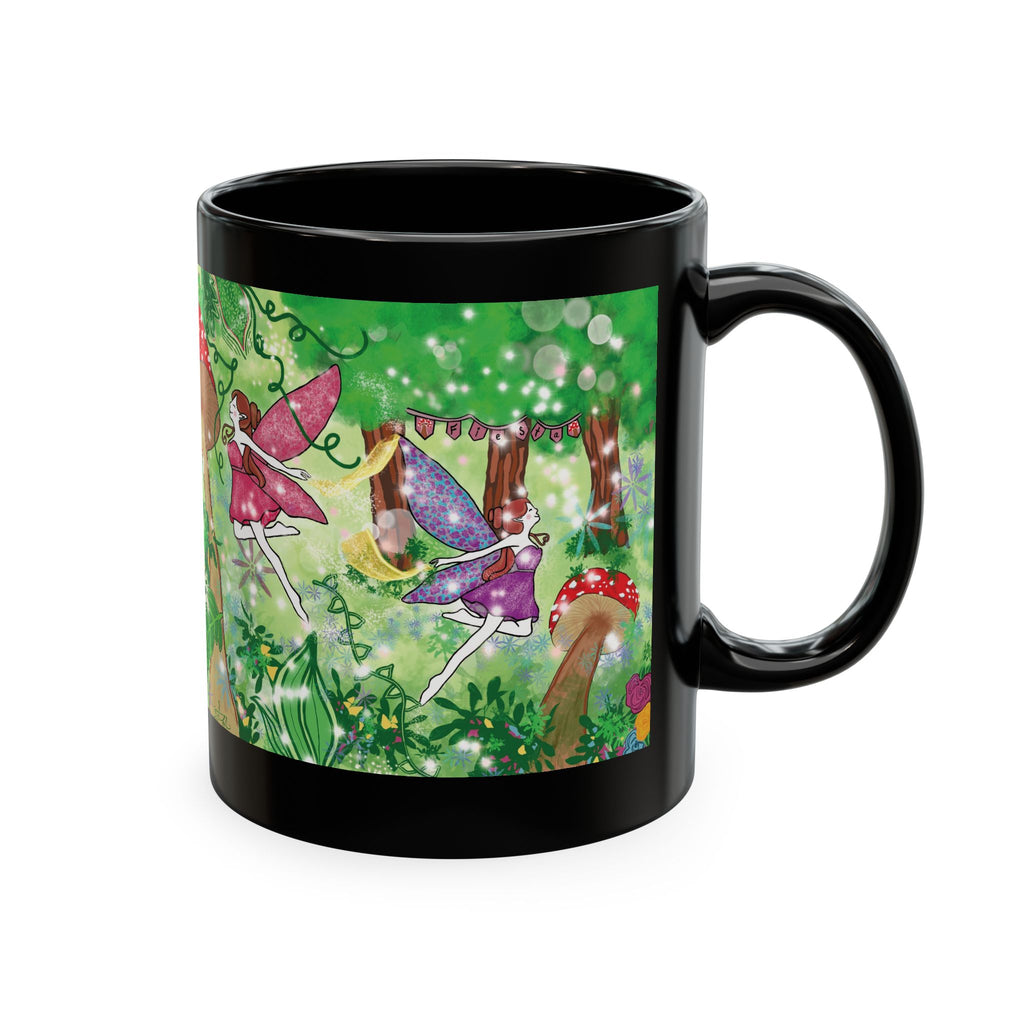 Enchanted Mushroom Fairy Ceramic Mug