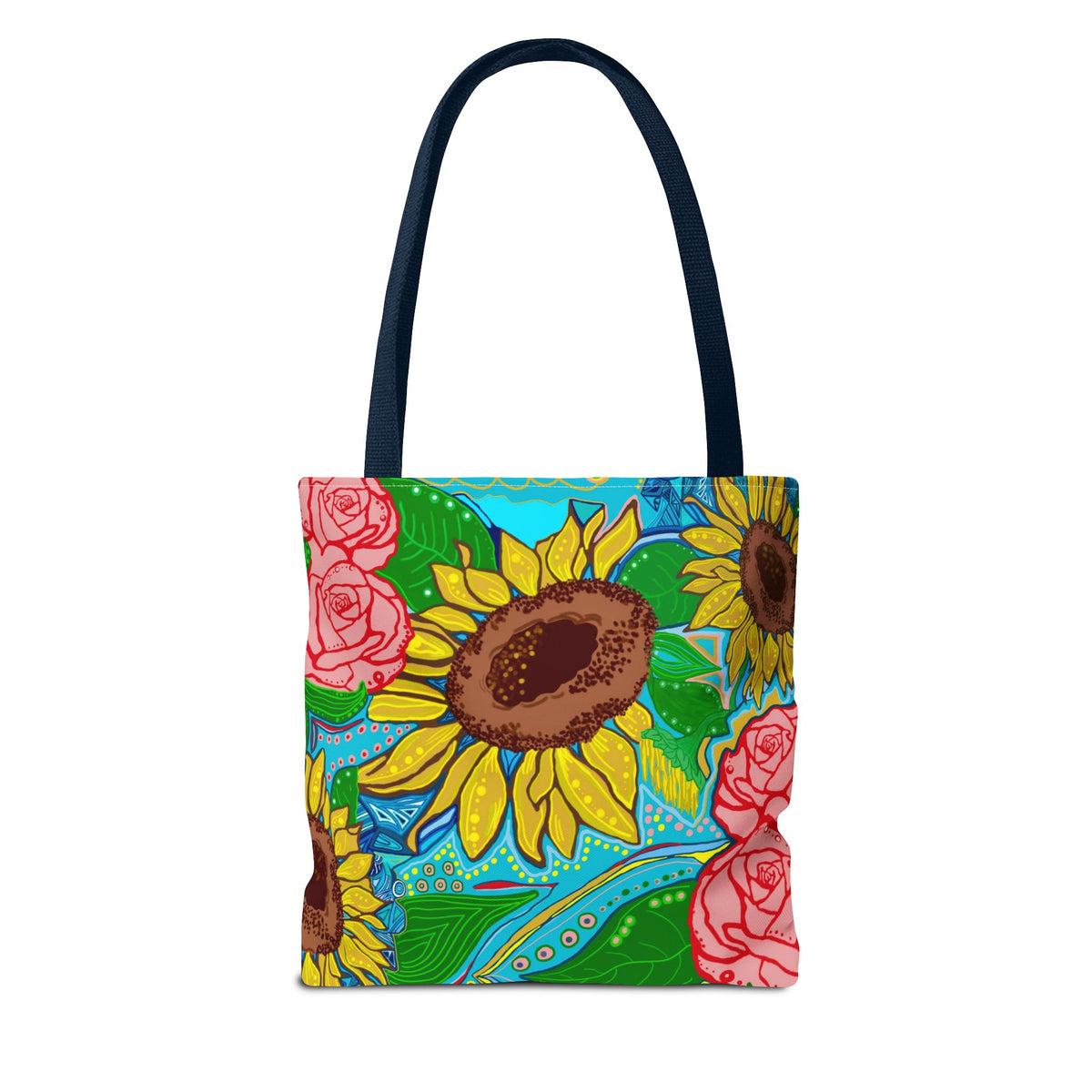 Sunflower & Rose Tote Bag