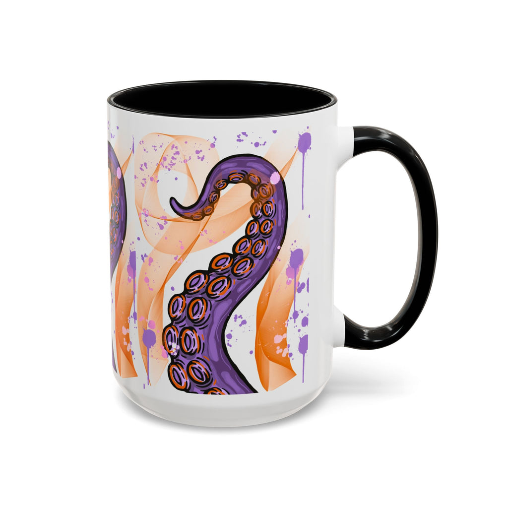 Octopus Tentacle Accent Coffee Mug