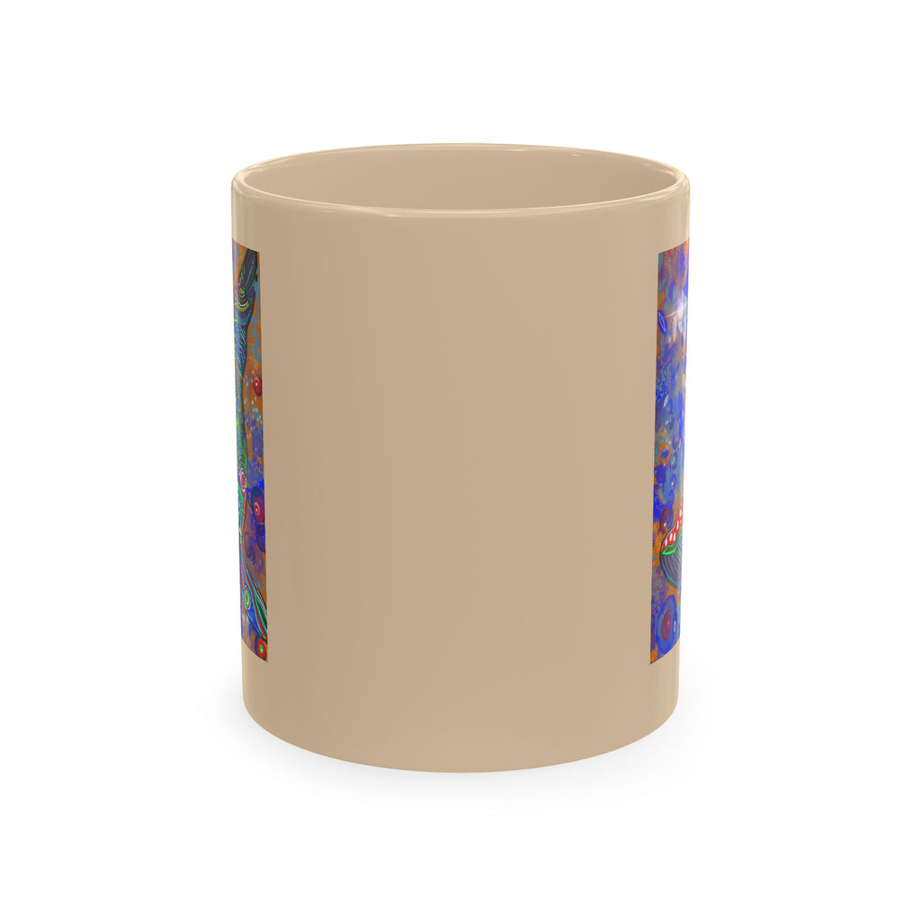 Whale Art Ceramic Mug
