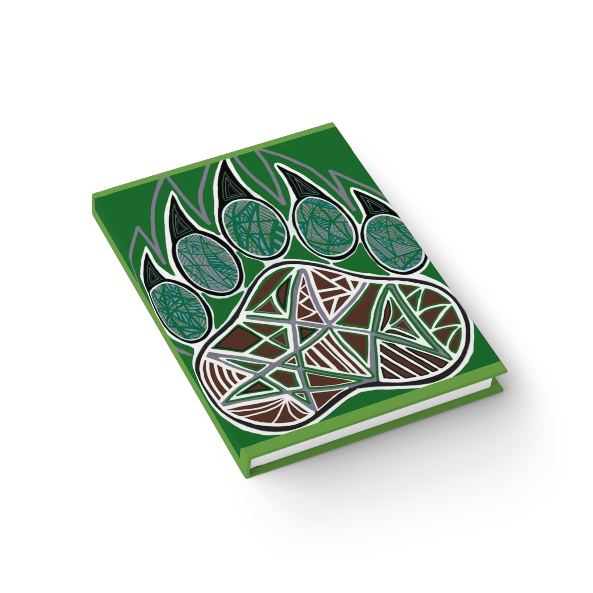 Abstract Bear Paw Journal-Original Art