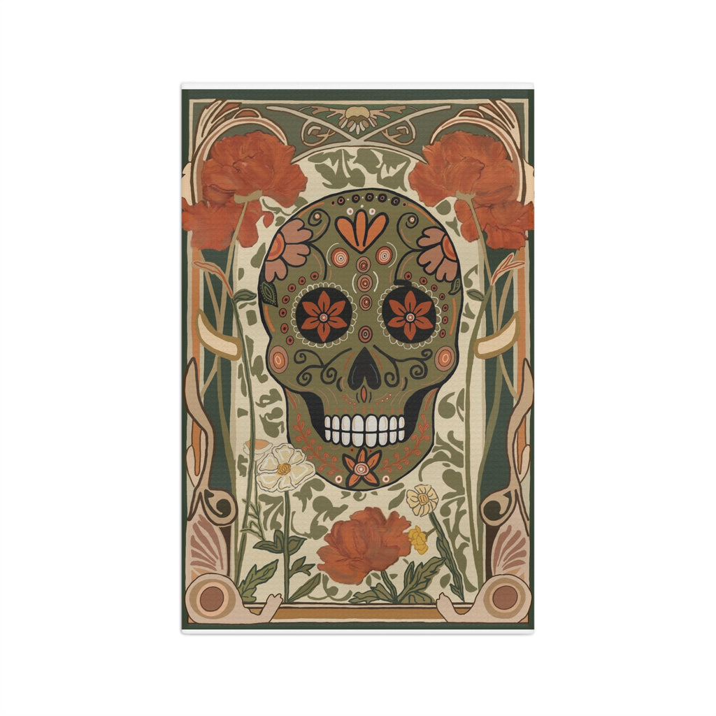 Sugar Skull  Microfiber Tea Towel