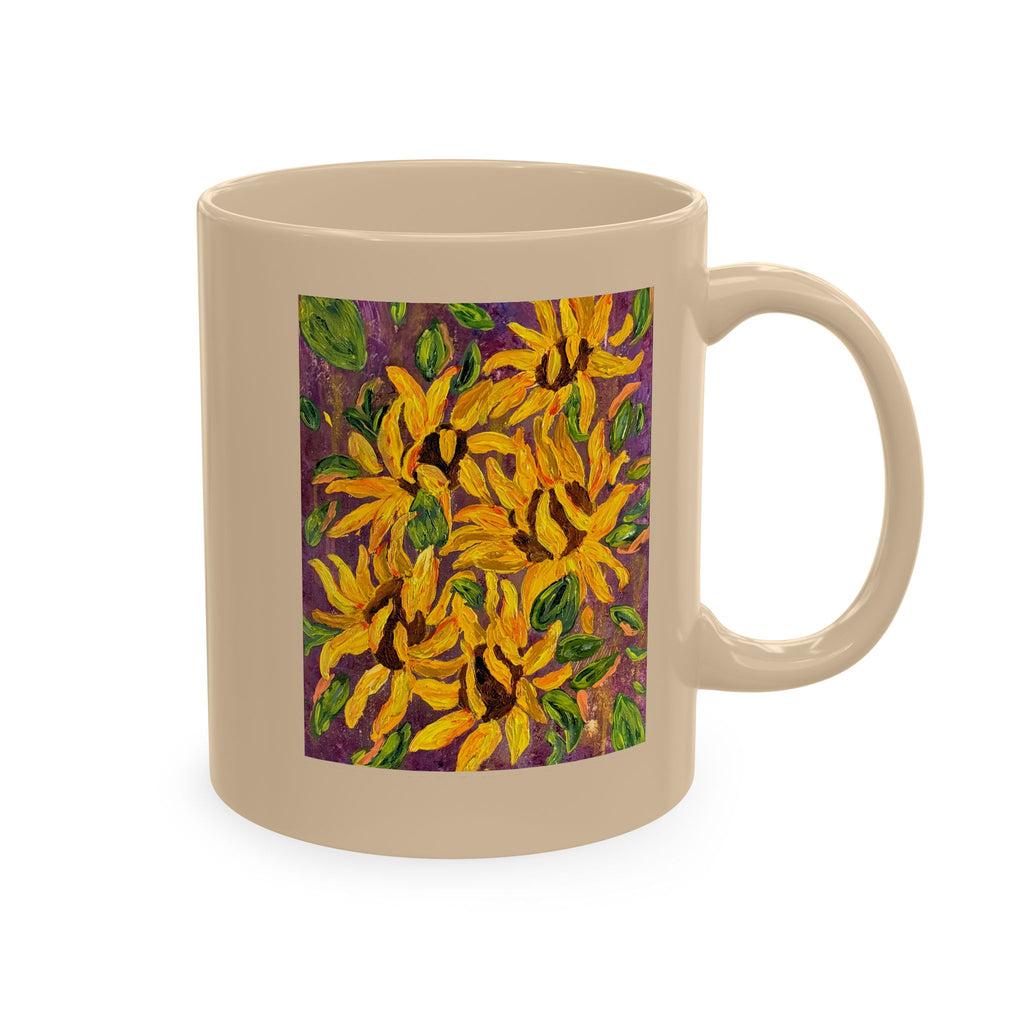 Sunflower Art Ceramic Mug